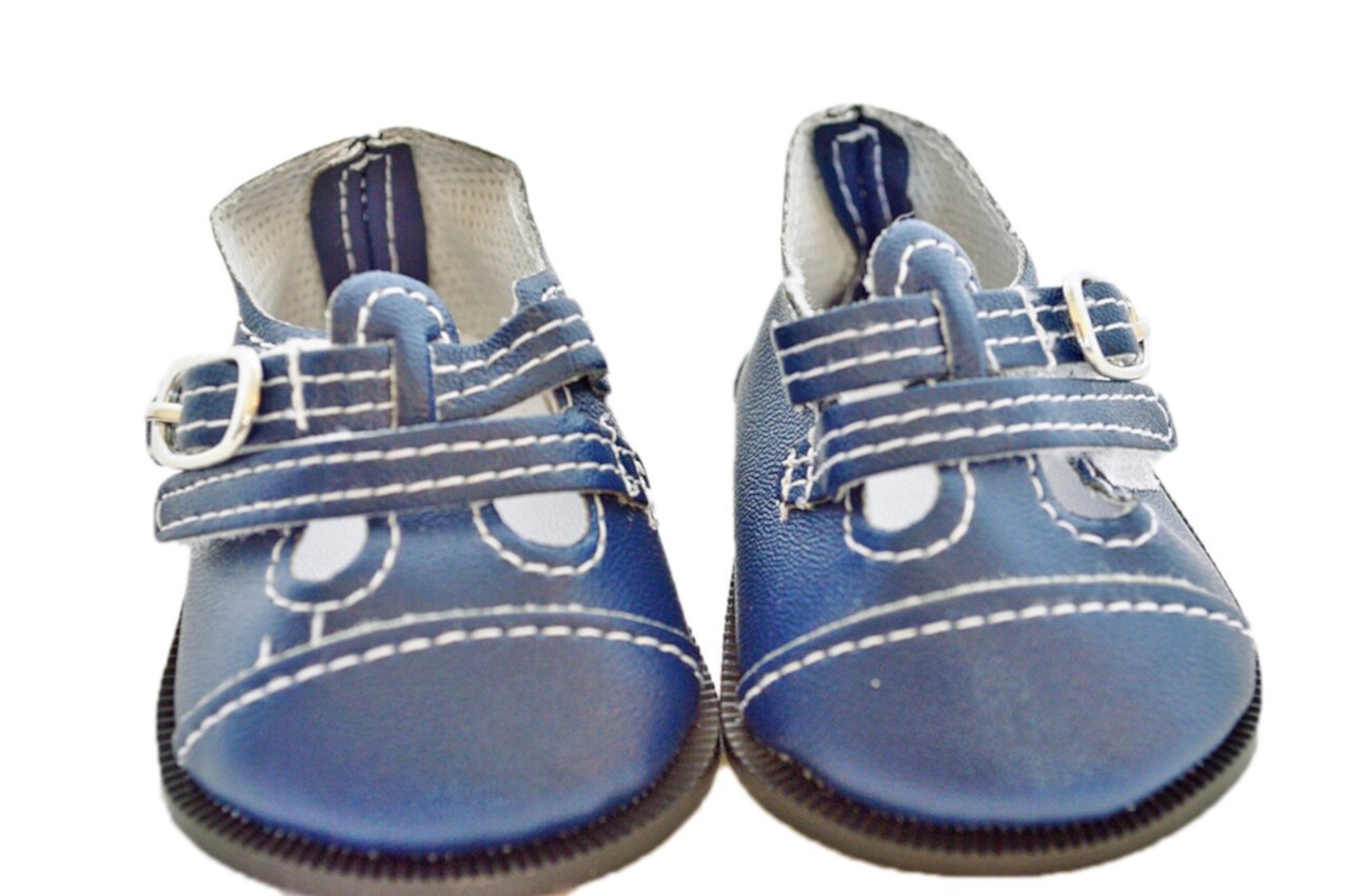 MBD® Blue Buckle Shoes Fits 18 Inch Dolls/18 Inch Doll Shoes My Brittany's