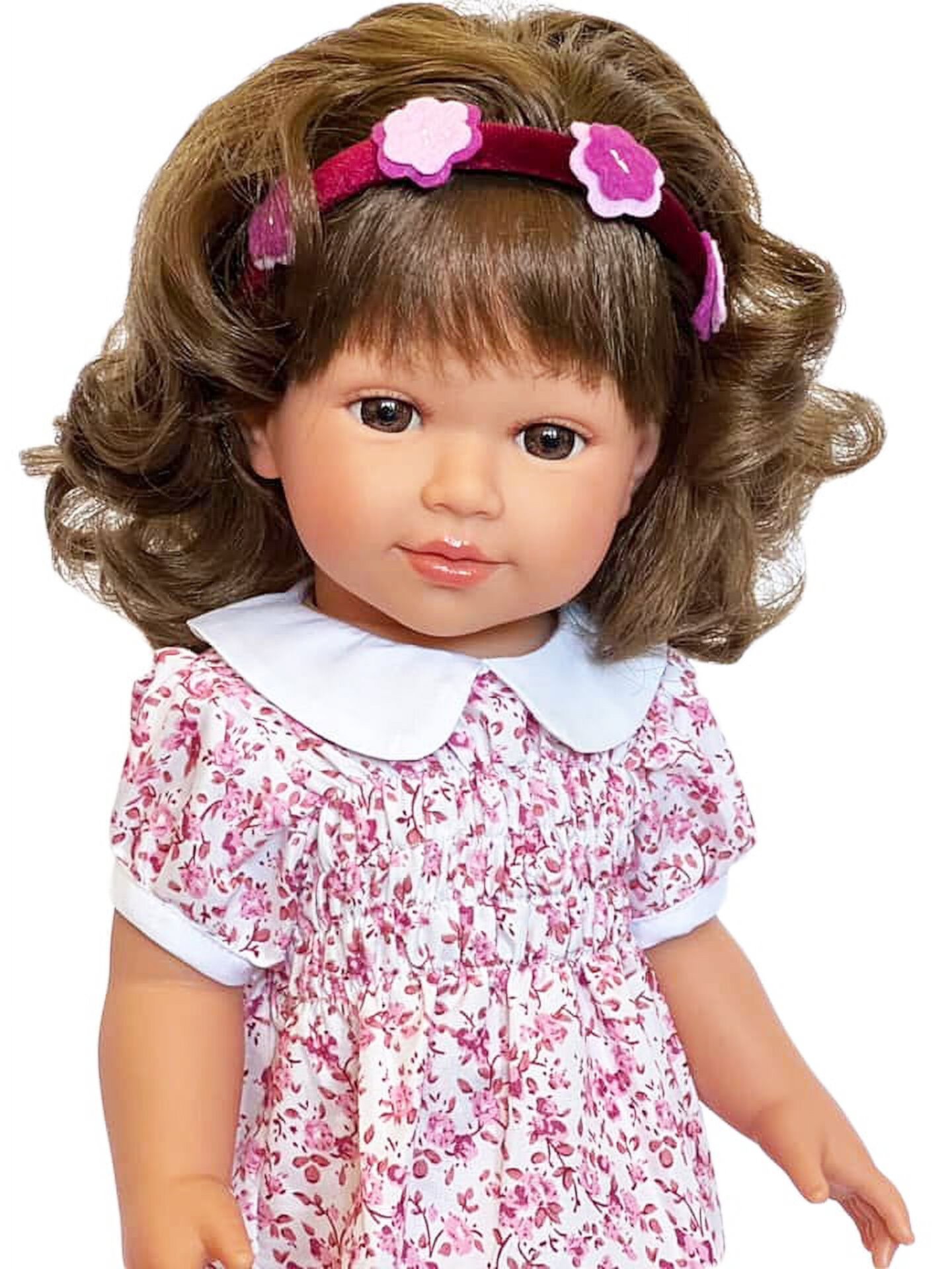 18 Inch Doll Clothes- Pink Floral Smocked Dress Fits 18 Inch Fashion Girl Dolls and Kennedy and Friends Dolls My Brittany's