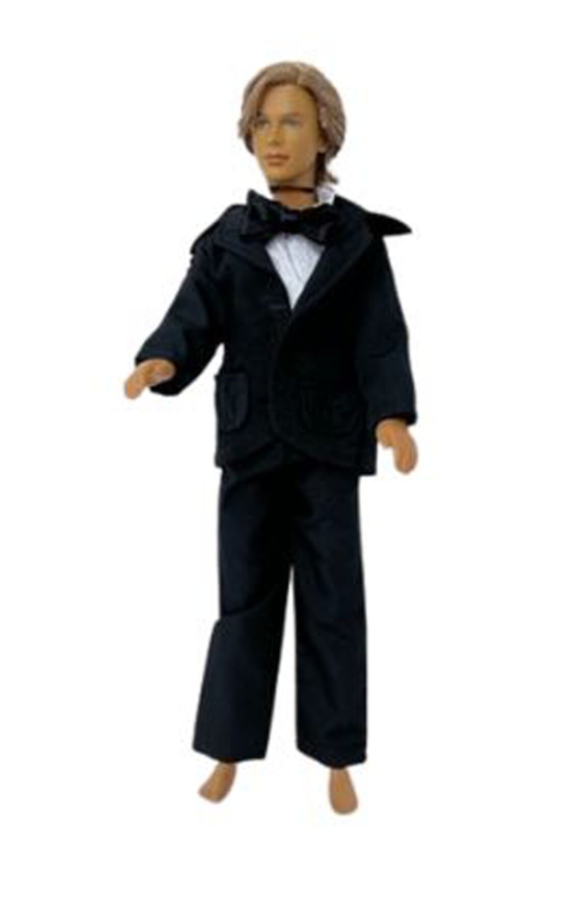 Doll Clothes Superstore Black Tuxedo Fits Barbie's Friend Ken And GI Joe Doll Clothes Superstore