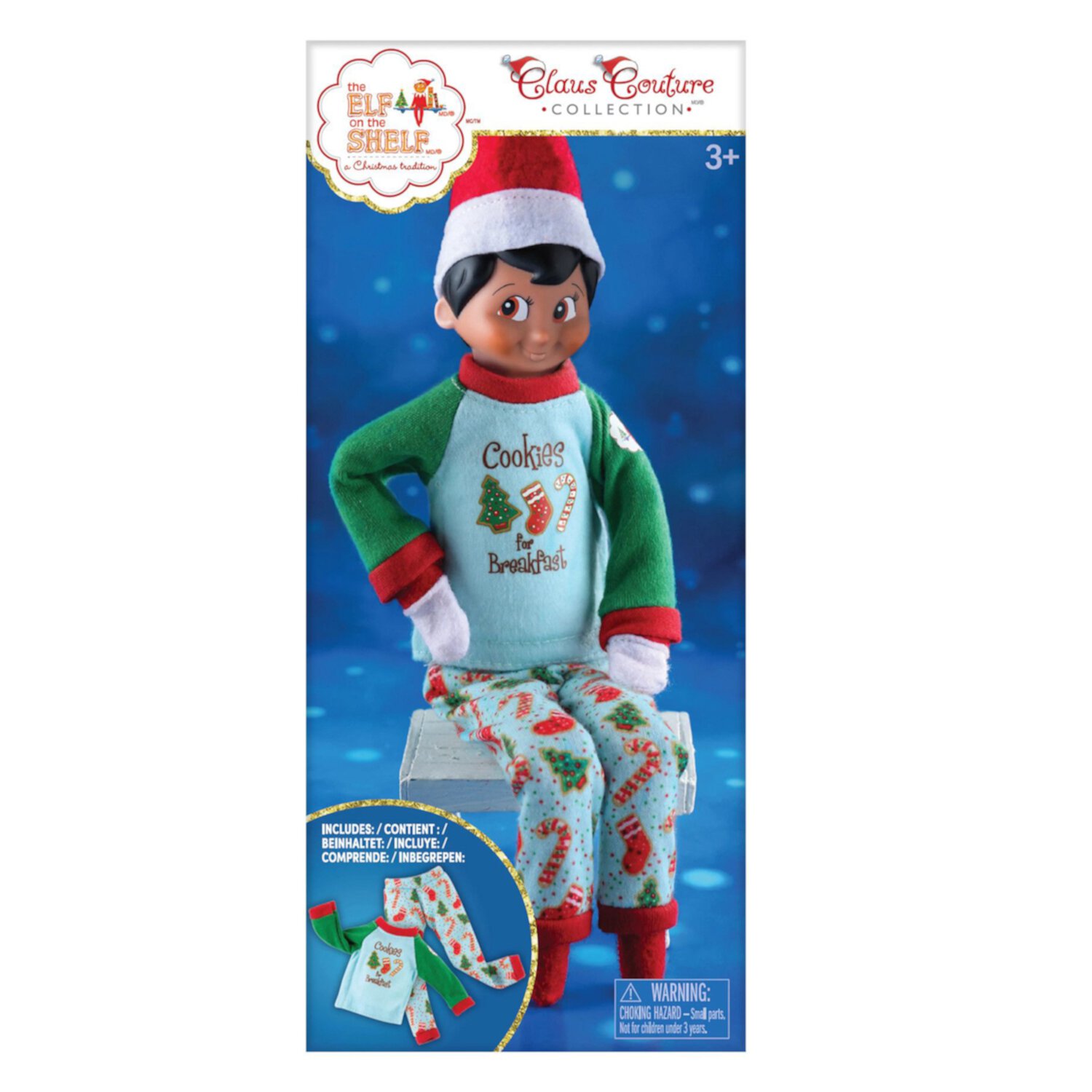 The Elf on the Shelf Exclusive 2021 Claus Couture Cookie PJ's (Elf Not Included) The Elf on the Shelf