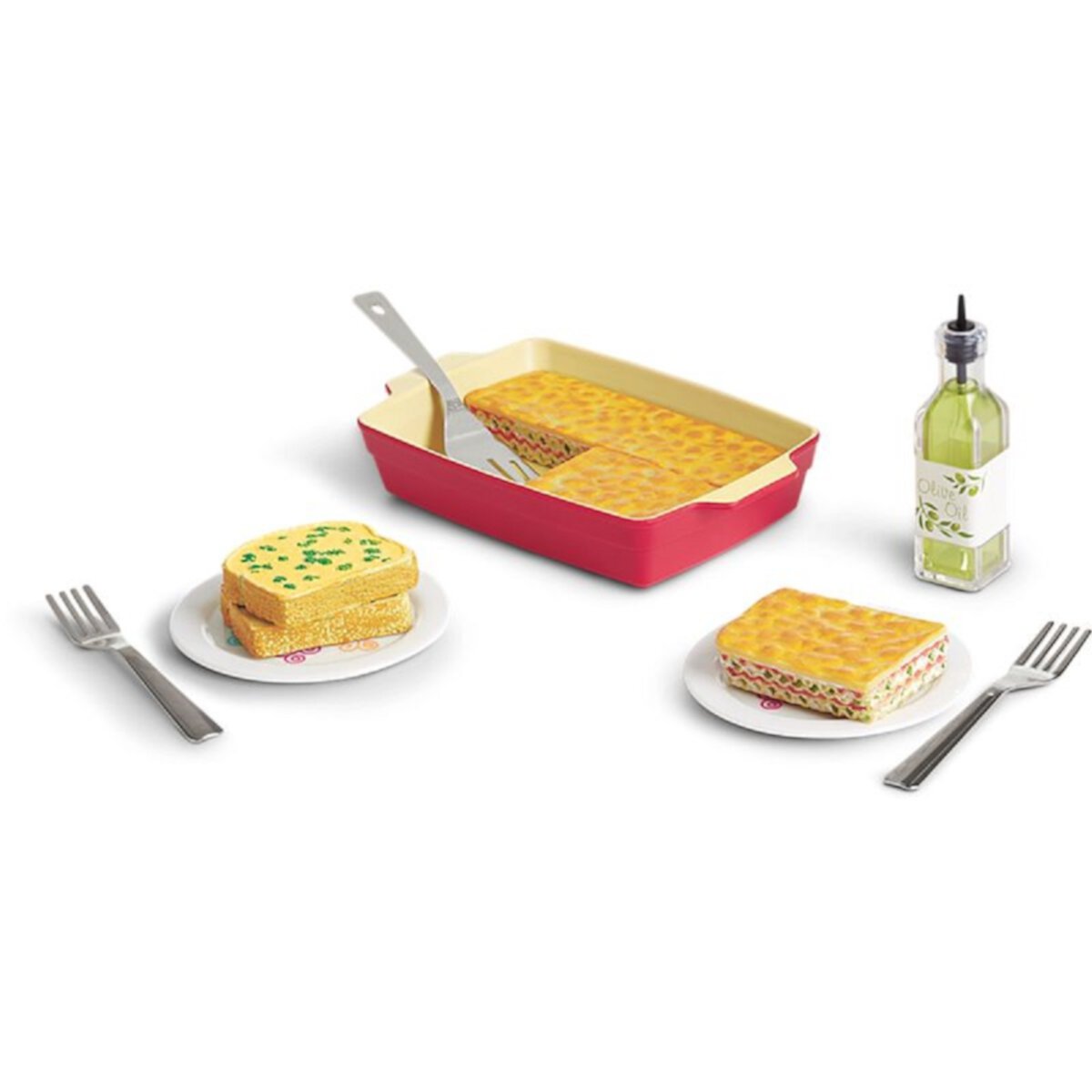 American Girl Lasagna Dinner Set for 18" Dolls American Girl