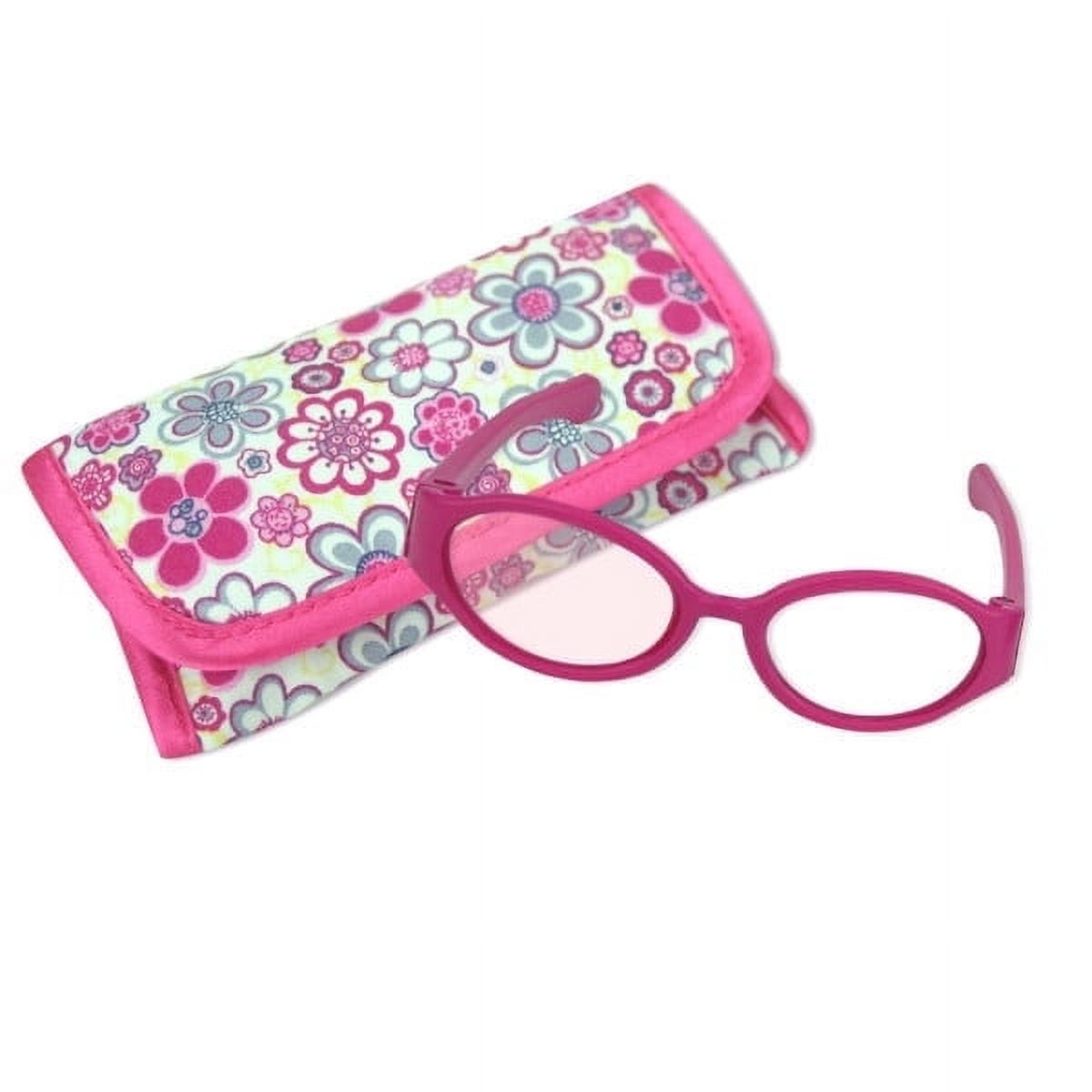 Sophia’s Kids Pink Doll Eyeglasses with Print Case for 18" Dolls Sophia's