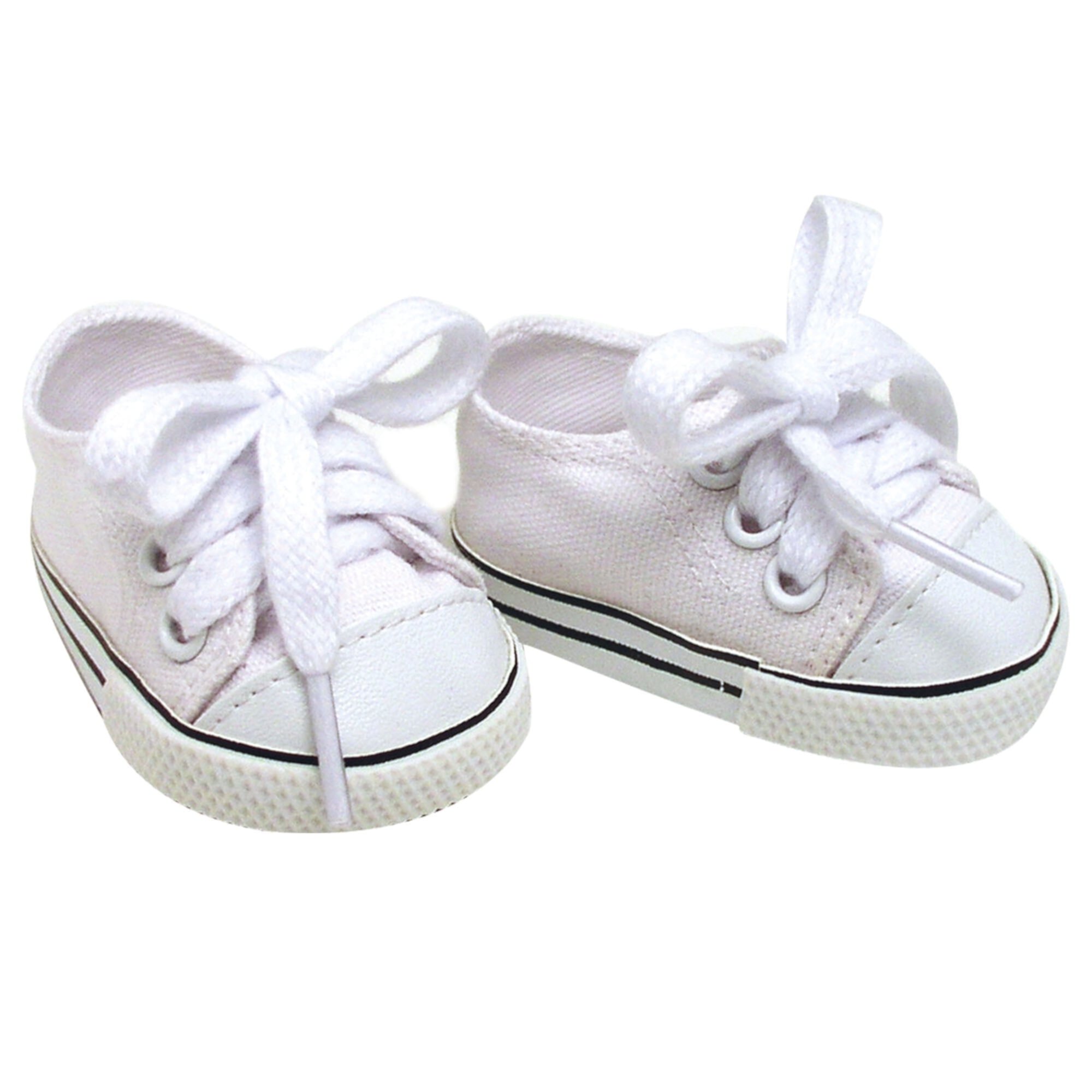 Sophia’s Silver Sequin Sneaker Shoes with Laces for 18" Dolls Sophia's