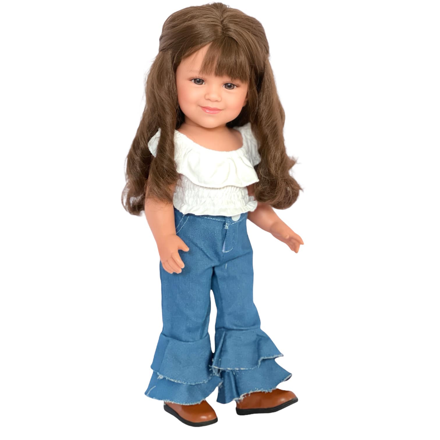 18 Inch Doll Clothes- Modern Denim Outfit Fits 18 Inch Kennedy and Friends Dolls and All Other 18 Inch Dolls My Brittany's