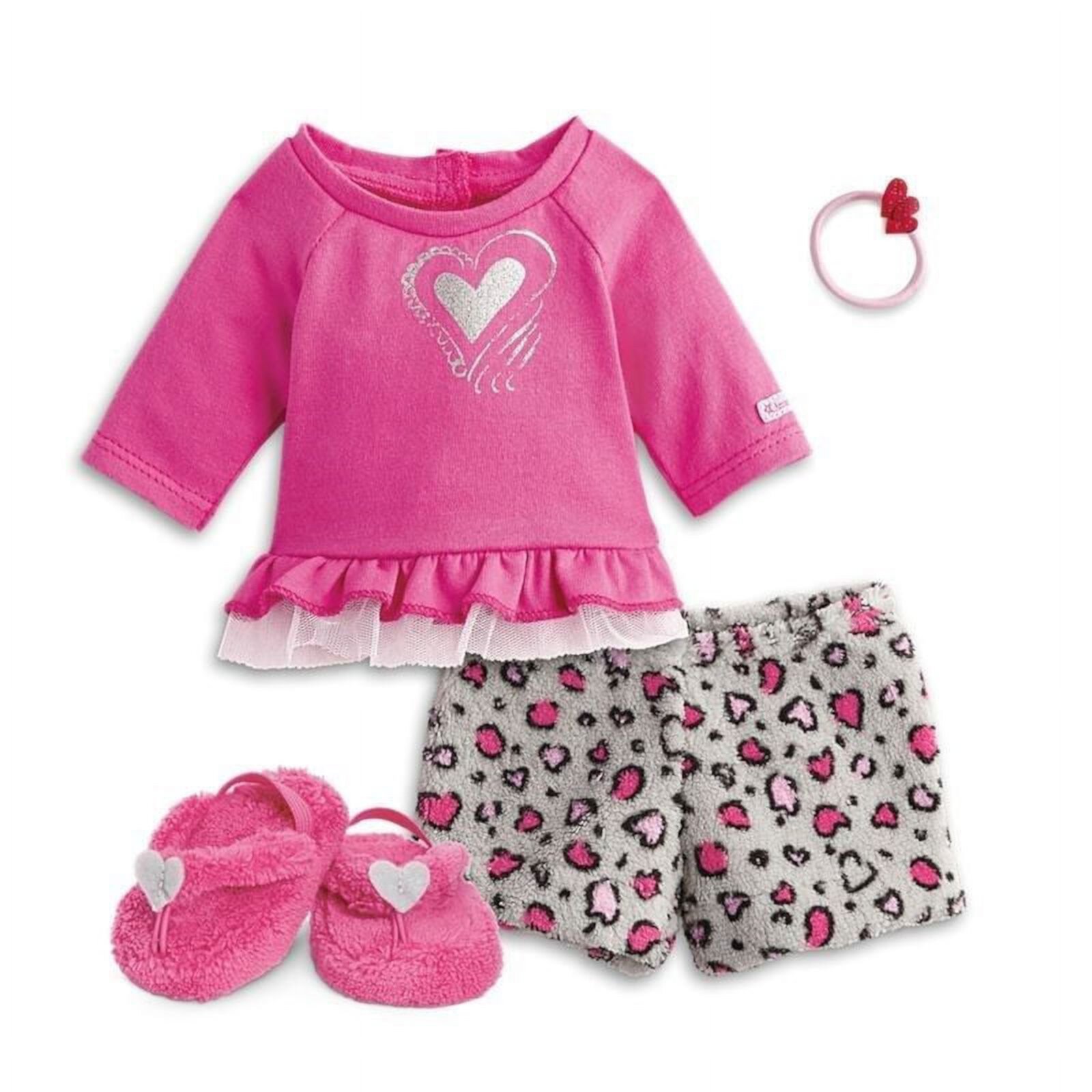 American Girl Truly Me Lovely Leopard PJ's Set For 18-inch Dolls American Girl