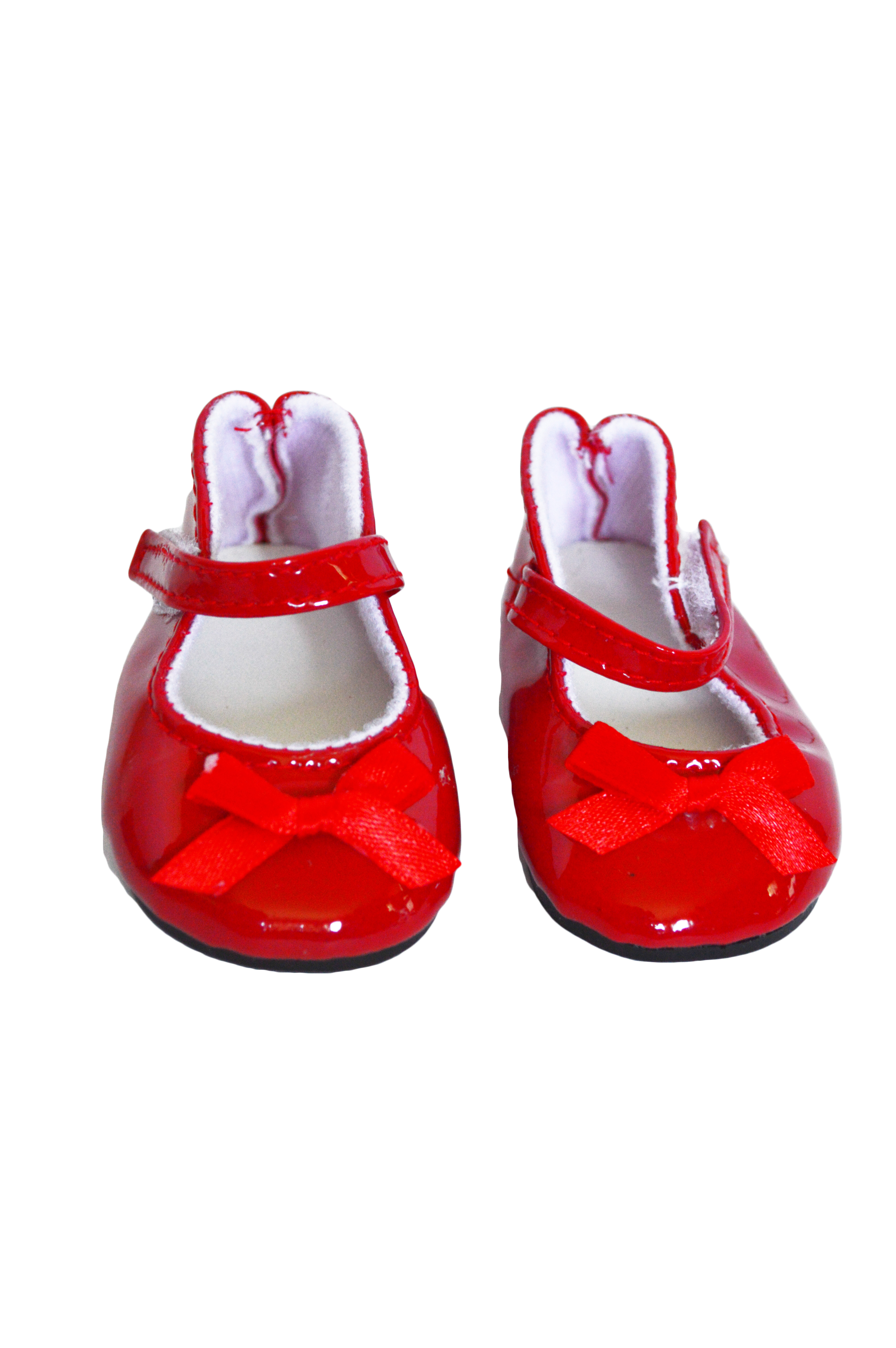 MBD®  Red Bow Mary Janes Fits 18 Inch Dolls/18 Inch Doll Shoes My Brittany's