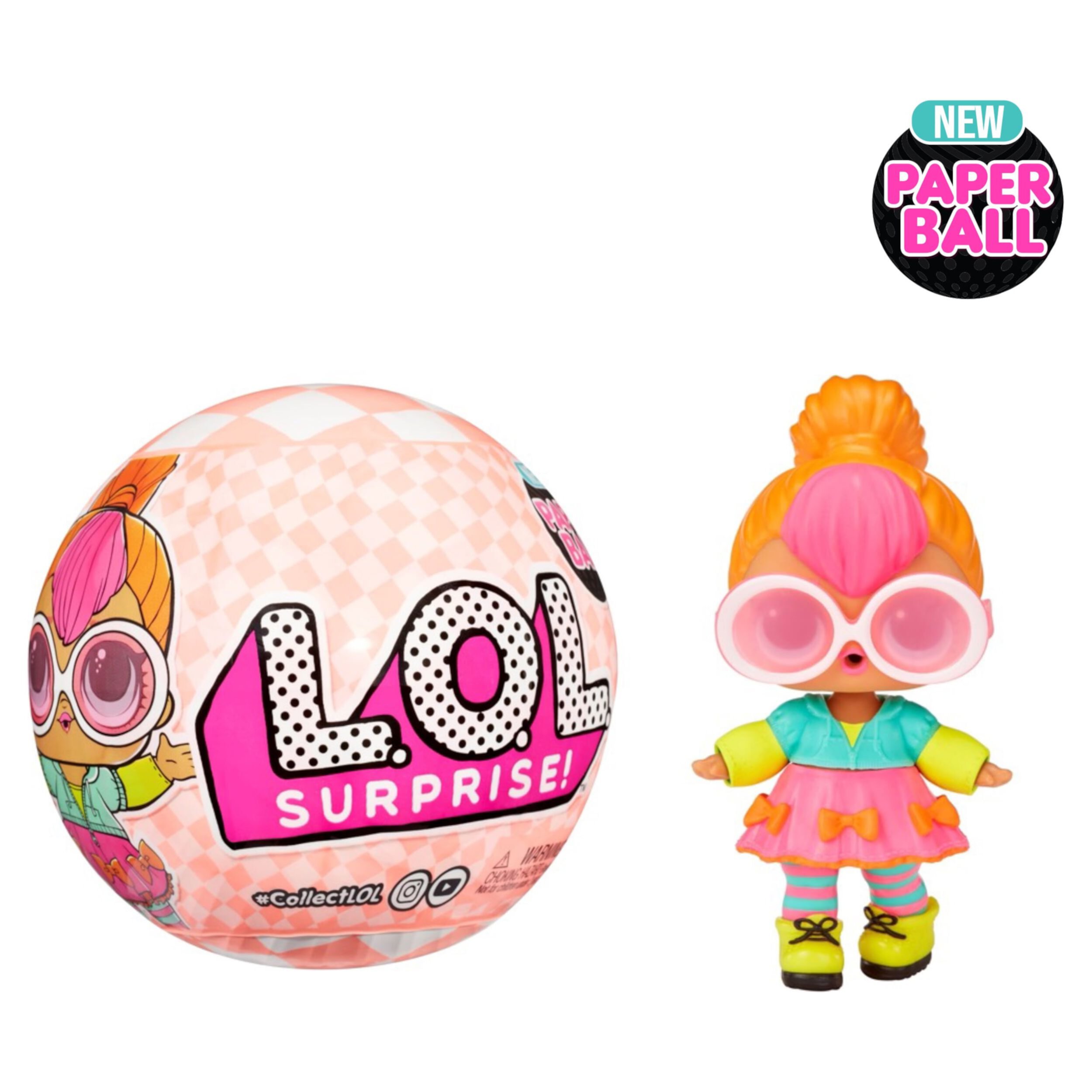 LOL Surprise 707 Neon QT Doll with 7 Surprises Including Doll, Fashions, and Accessories - Great Gift for Girls Age 4+, Collectible Doll, Surprise Doll, Water Surprise L.O.L. Surprise!