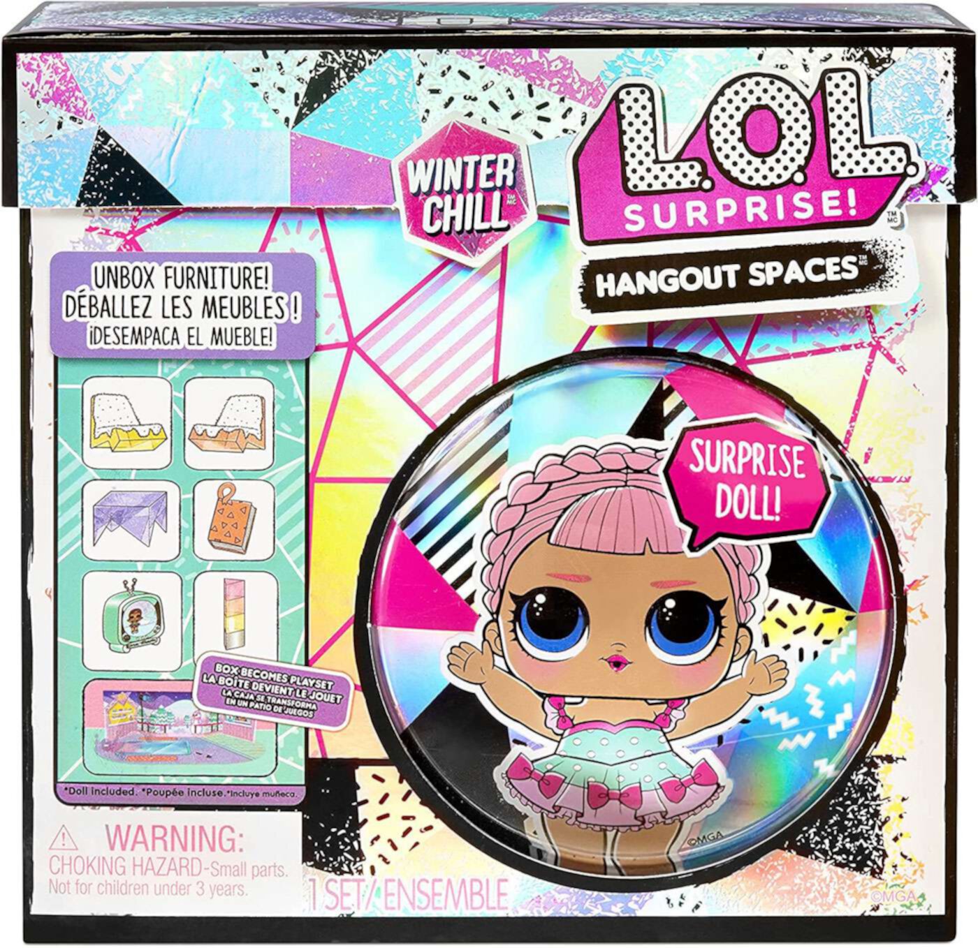 LOL Surprise Winter Chill Spaces-3, Great Gift for Kids Ages 4+ L.O.L. Surprise!