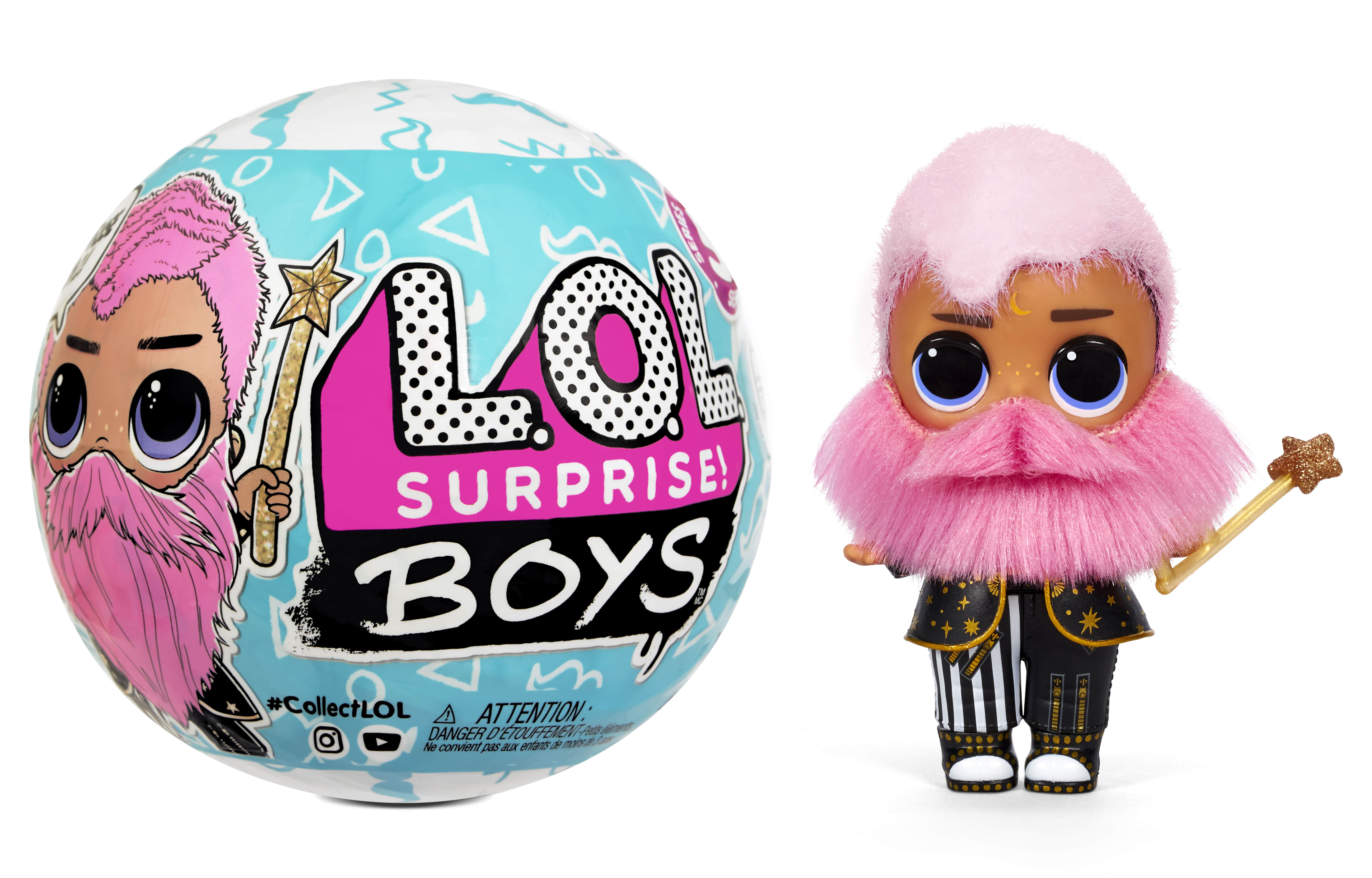 LOL Surprise Boys Series 5 Boy Doll With 7 Surprises, Accessories, Surprise Dolls With Flocked Hair L.O.L. Surprise!