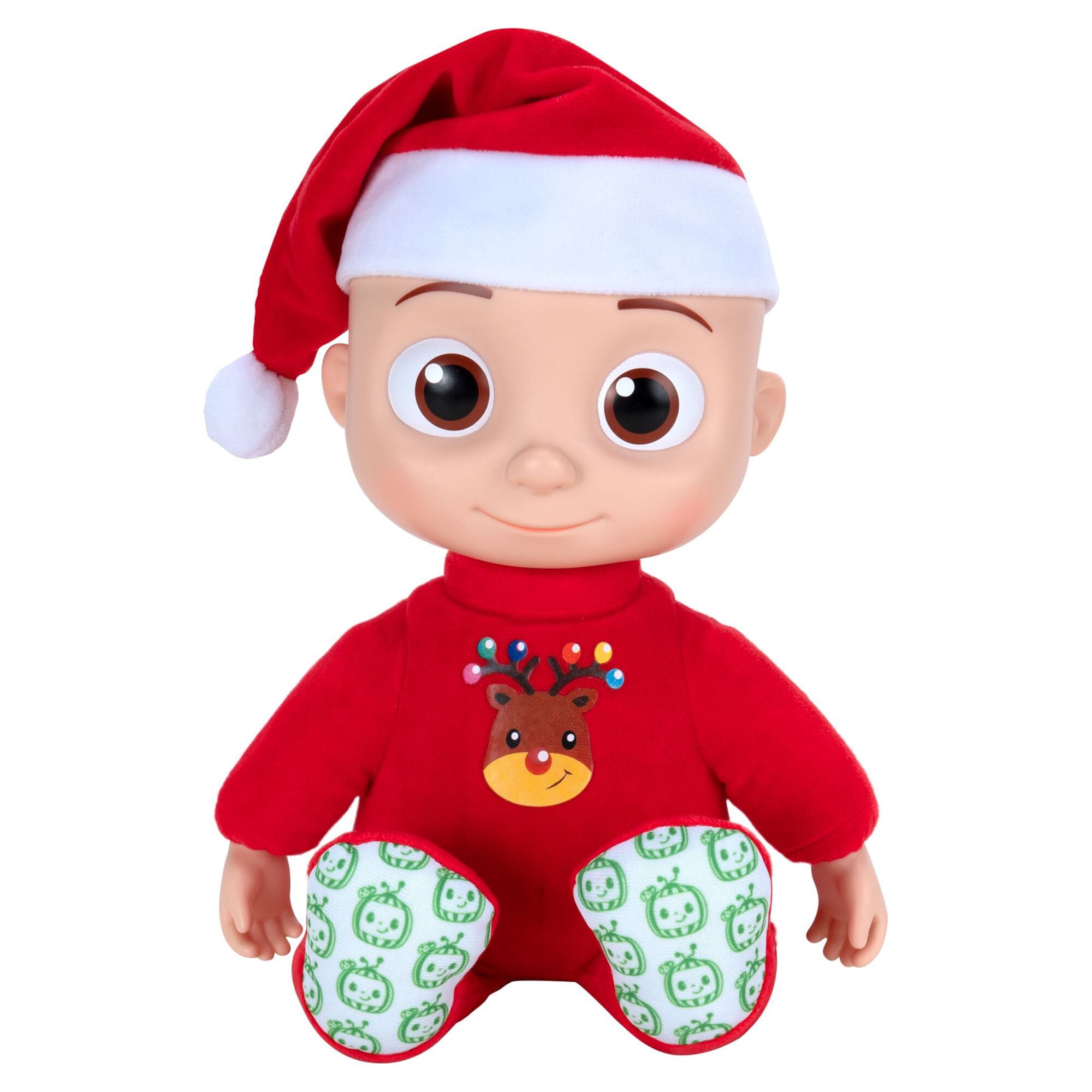 CoComelon Musical Deck the Halls JJ Doll - Includes JJ Roto Doll with Santa Hat - Festive Doll with Activated Sounds- Toys for Preschoolers ONLINE