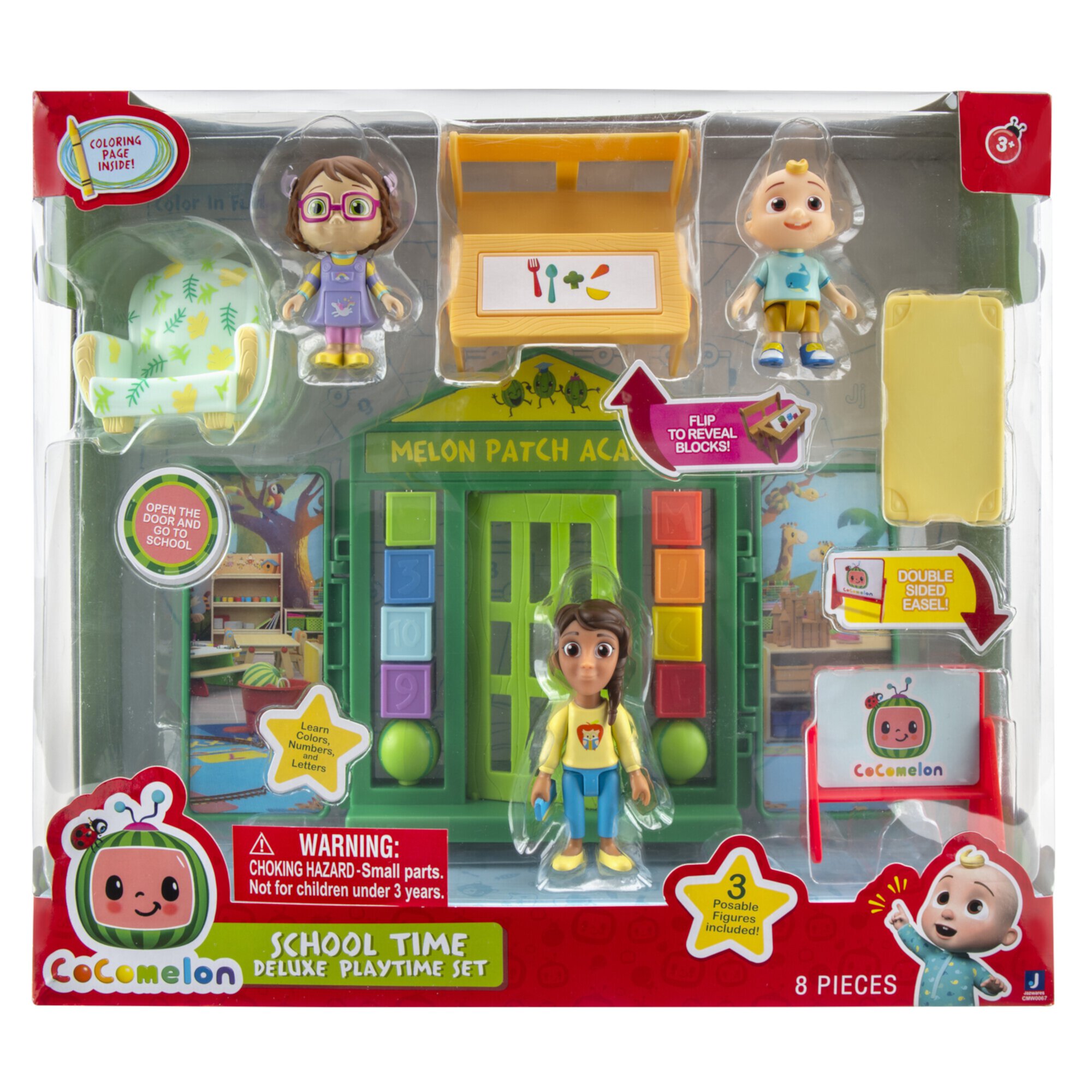 COCOMELON Schooltime Deluxe Playtime Playset CoComelon