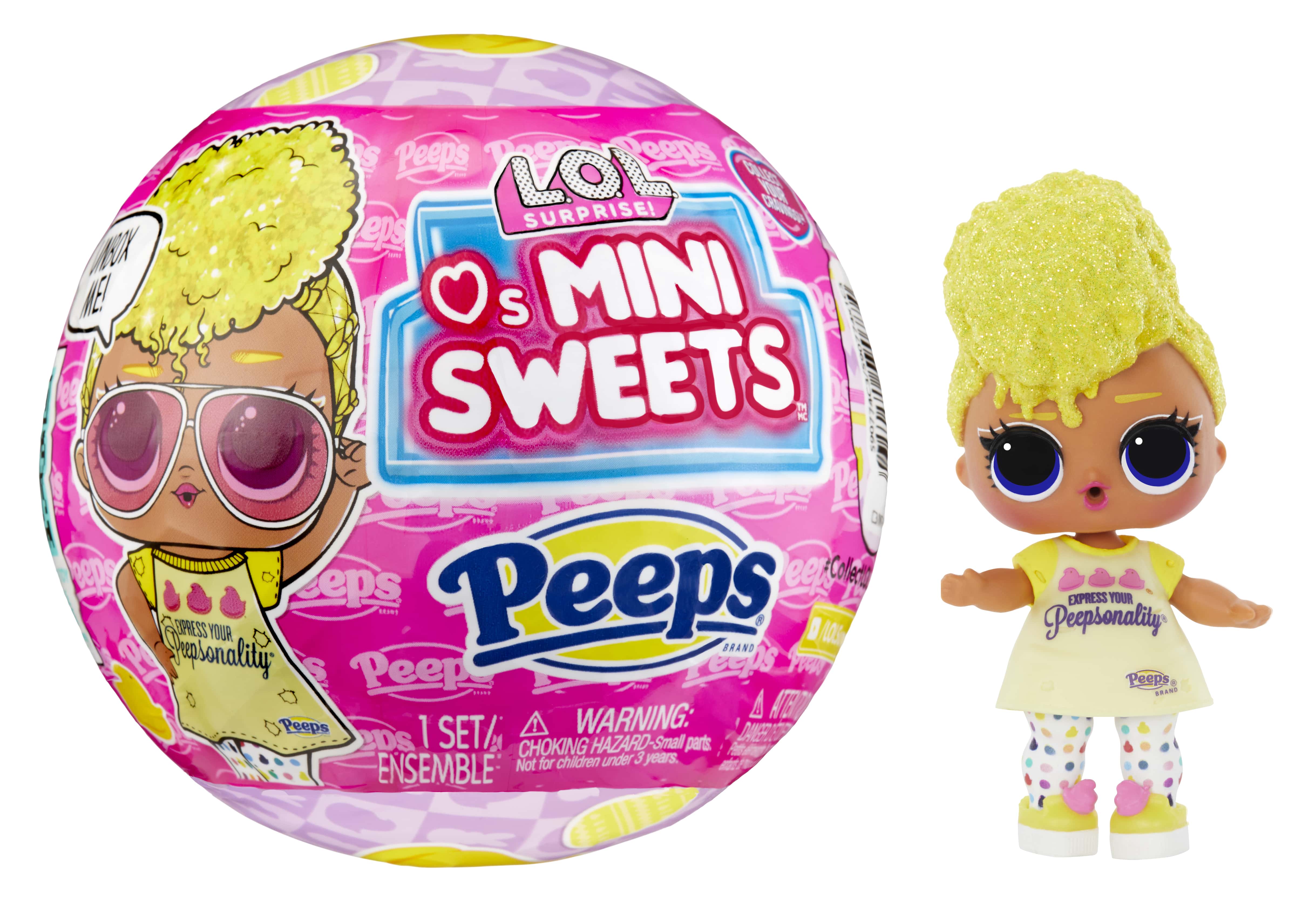 L.O.L. Surprise Loves Mini Sweets Peeps- Tough Chick with Collectible Doll, 7 Surprises, Spring Theme, Peeps Limited Edition Doll- Great gift for Girls age 4+ L.O.L. Surprise!