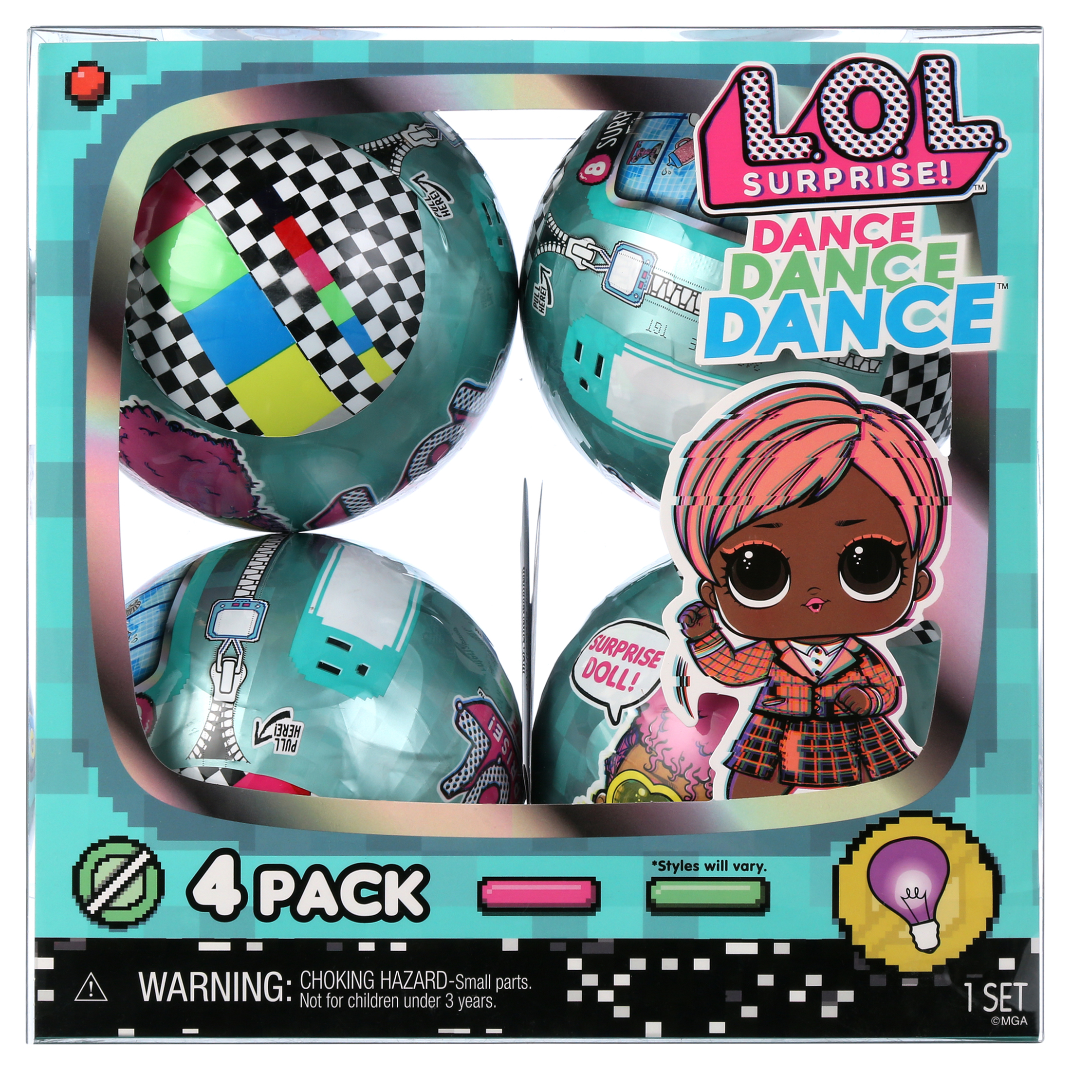 L.O.L. Surprise! Dance Dance Dance Dolls 4pk L.O.L. Surprise!