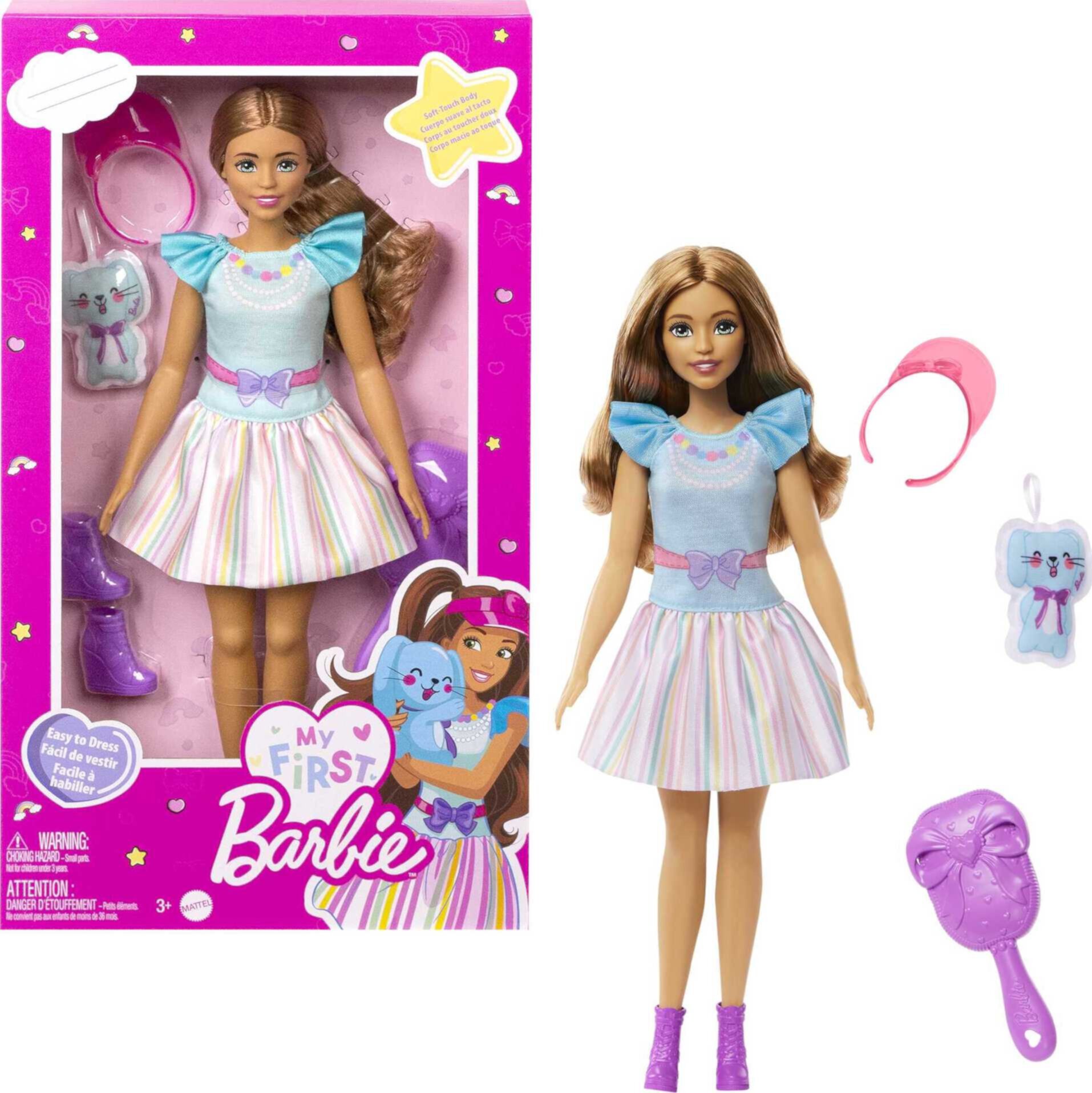 Кукла My First Barbie для малышей, Тереза с милым кроликом и аксессуарами, 34 см Barbie