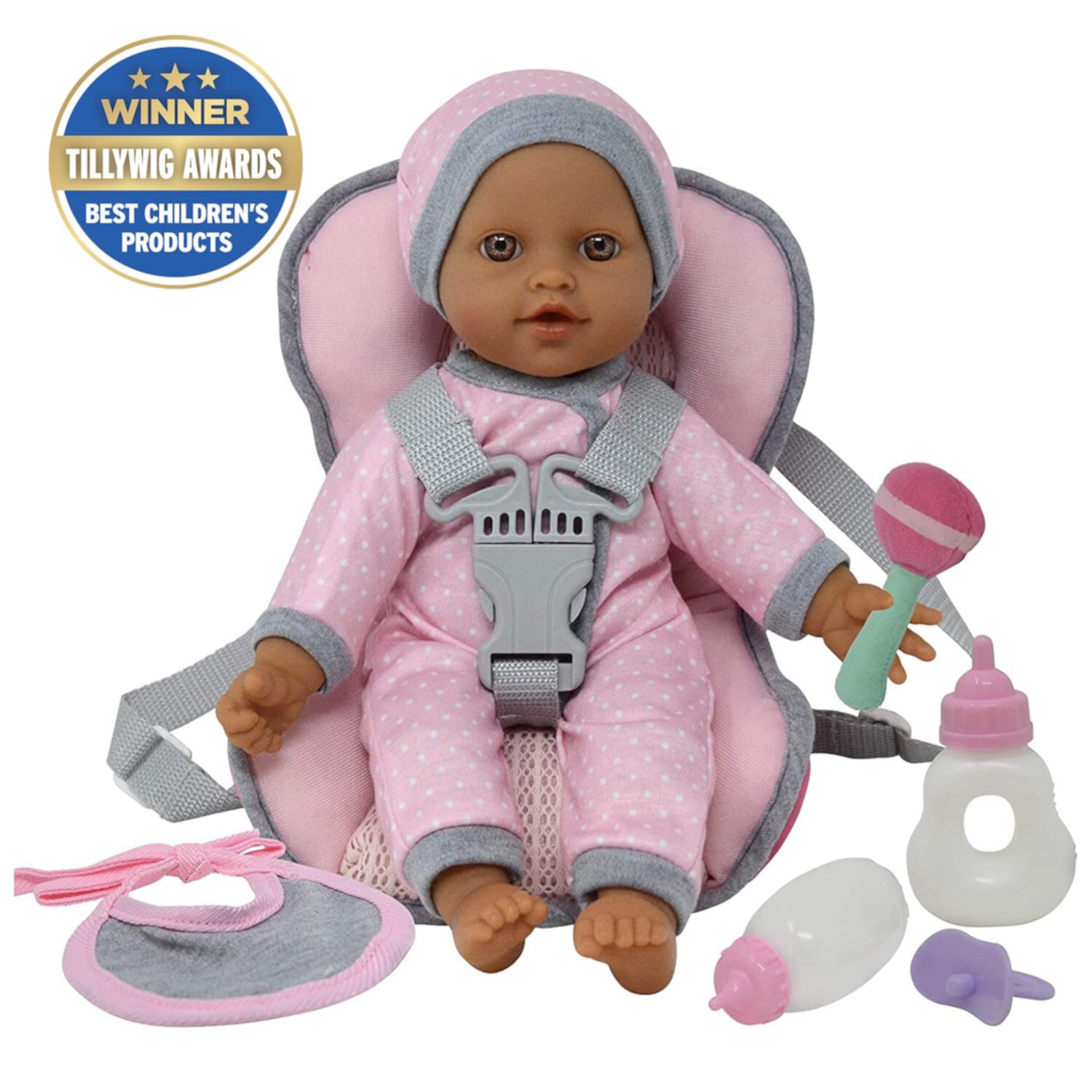 The new York Doll Collection Doll Travel Playset with 12 Inch Soft Body Doll The New York Doll Collection