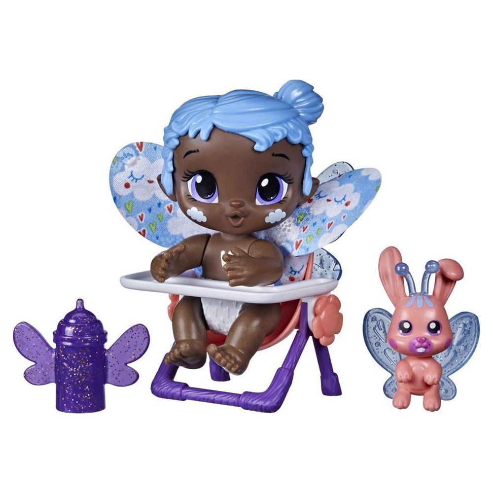 Кукла-пикси Baby Alive GloPixies Мини, Скай Бриз, 9,5 см, светящаяся в темноте, с сюрпризом для детей от 3 лет Baby Alive