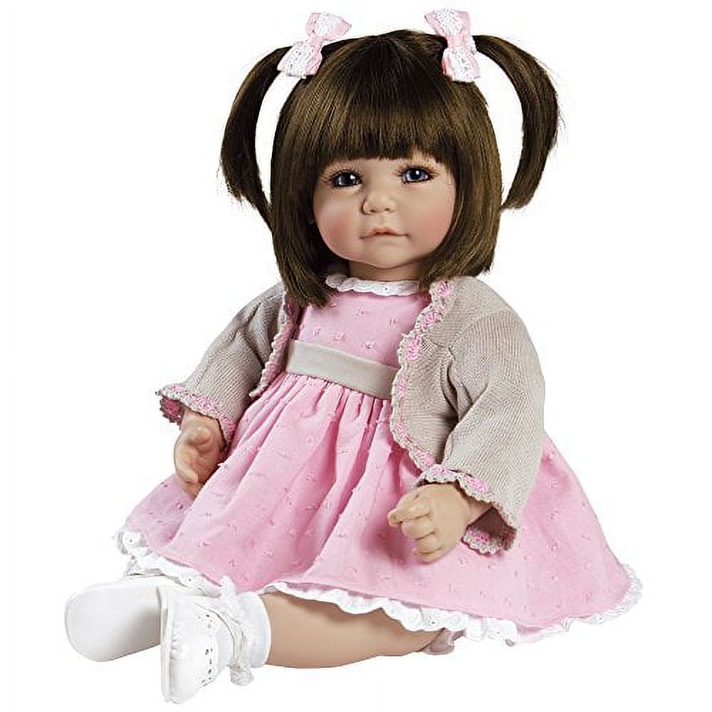 Adora Toddler Time Babies, 20" Premium Doll with Hand Painted Eyelashes and Face, Fresh Baby Powder Scent and Removable Clothing, Birthday Gift For Ages 6+ - Sweet Cheeks Adora