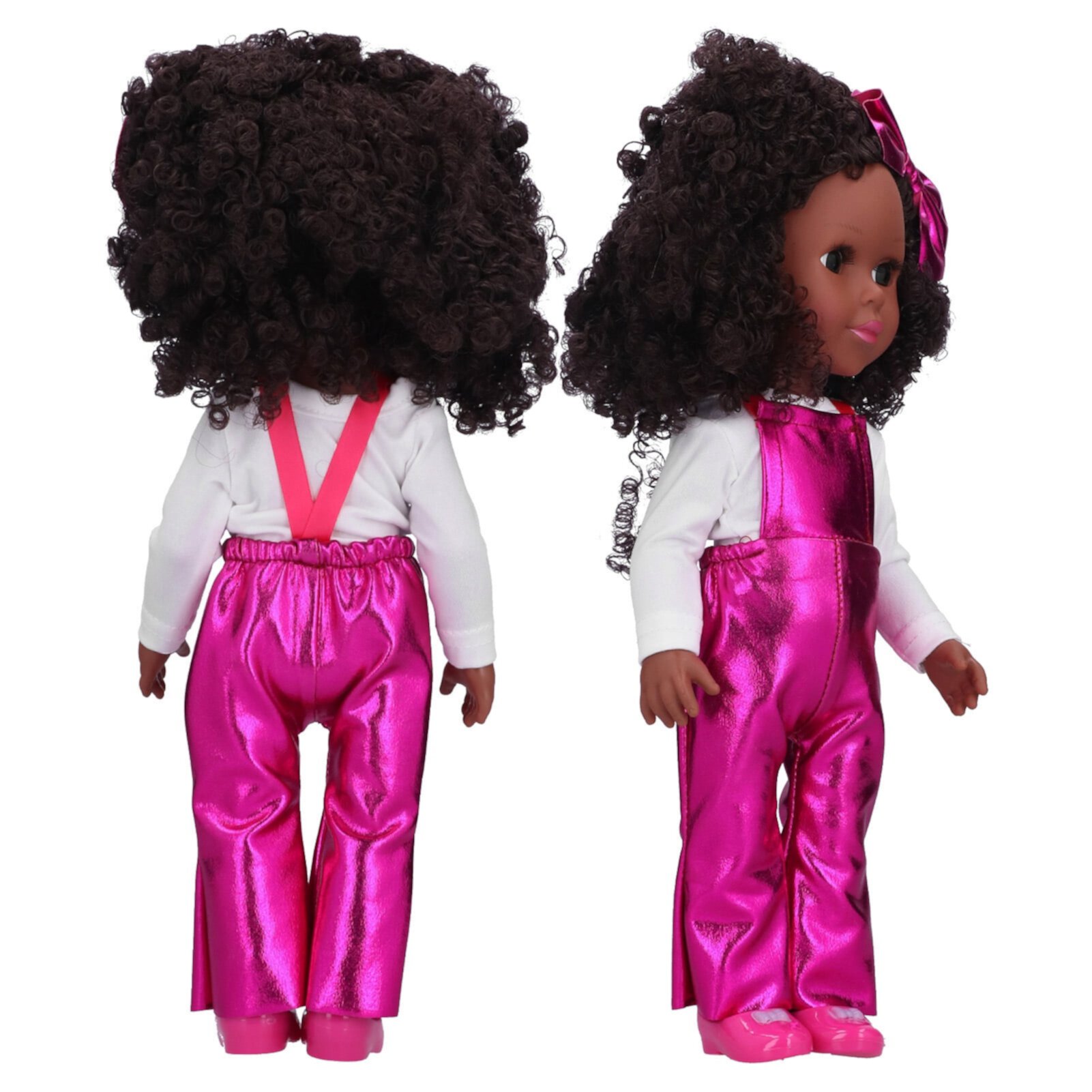 Rebirth Gift 14in Reborn Baby Dolls African Black Skin Girl Doll Fashionable Child Toys GiftQ14-57 Rose Red Mgaxyff