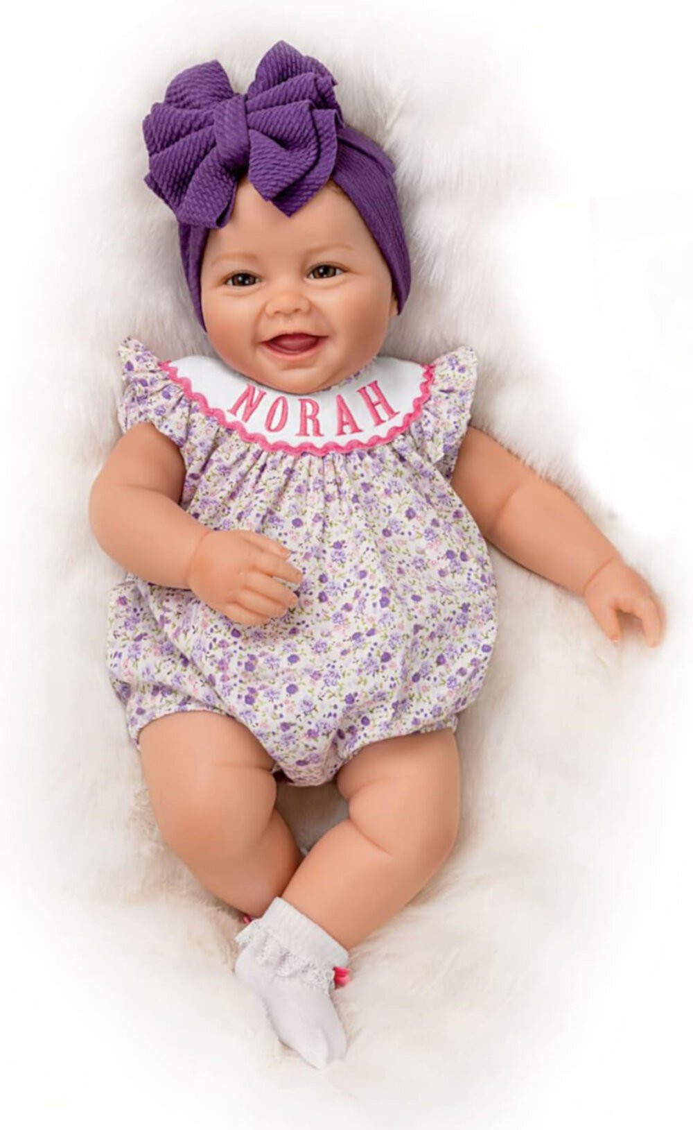 The Ashton-Drake Galleries Such A Doll Photo Contest Collection Issue #6: 'Norah' Baby Doll Handcrafted Lifelike with RealTouch® Vinyl and Hand-Rooted Hair by Ping Lau 17-Inches The Ashton-Drake Galleries