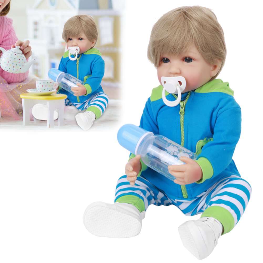 ESTINK Baby Doll Full Body Silicone Boy Reborn Baby For Child Tebru