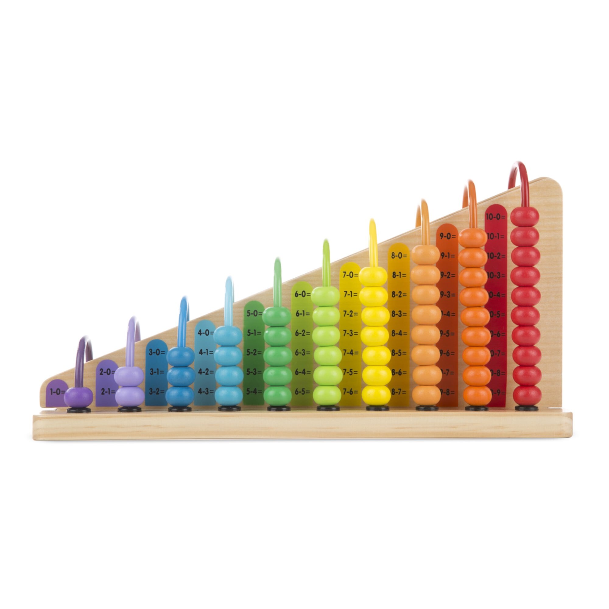 Melissa & Doug Add & Subtract Abacus - Educational Toy With 55 Colorful Beads and Sturdy Wooden Construction Melissa & Doug