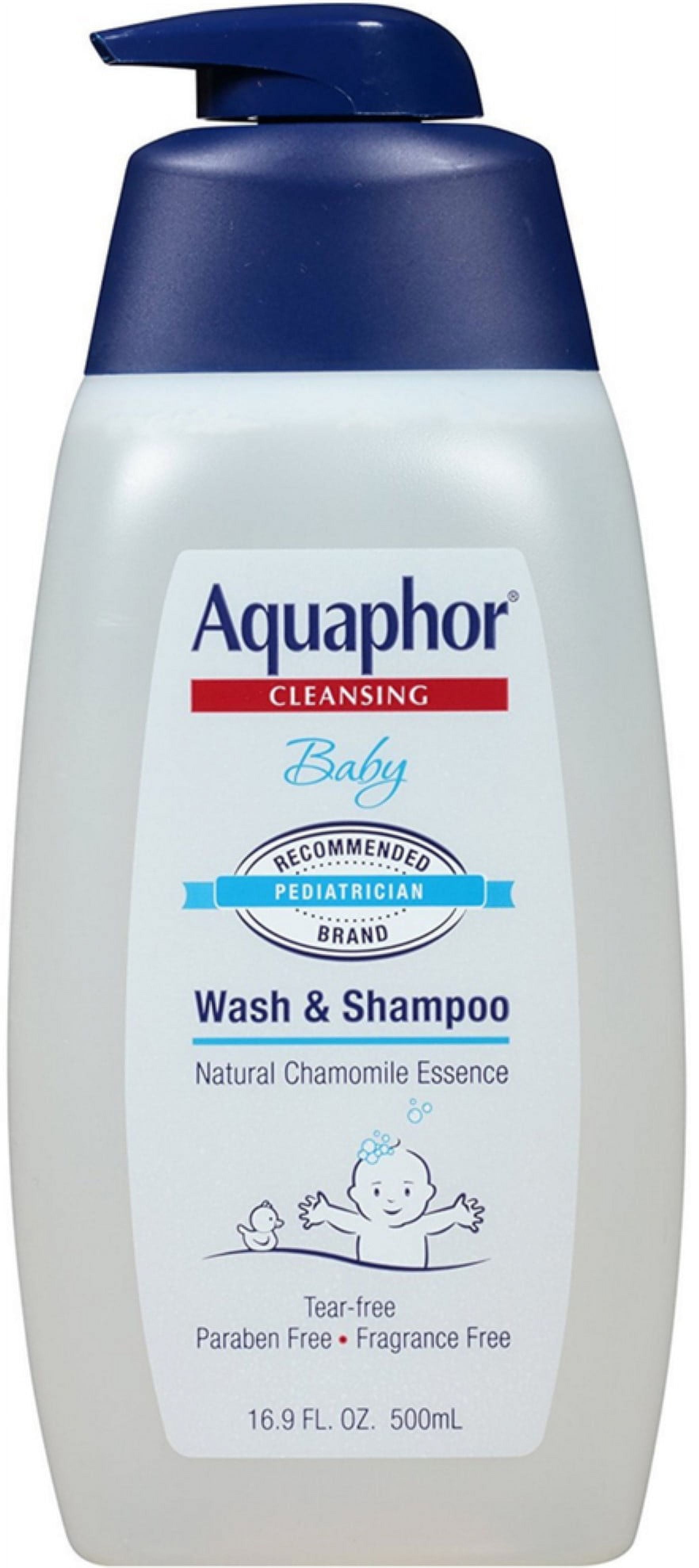 Aquaphor Baby Wash & Shampoo 16.9 oz (Pack of 2) Aquaphor