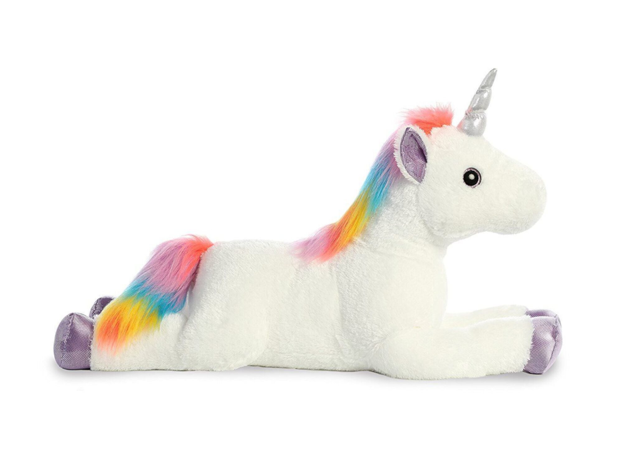 Aurora World Super Flopsie Plush Toy Animal, Rainbow Unicorn Super, 27" Aurora