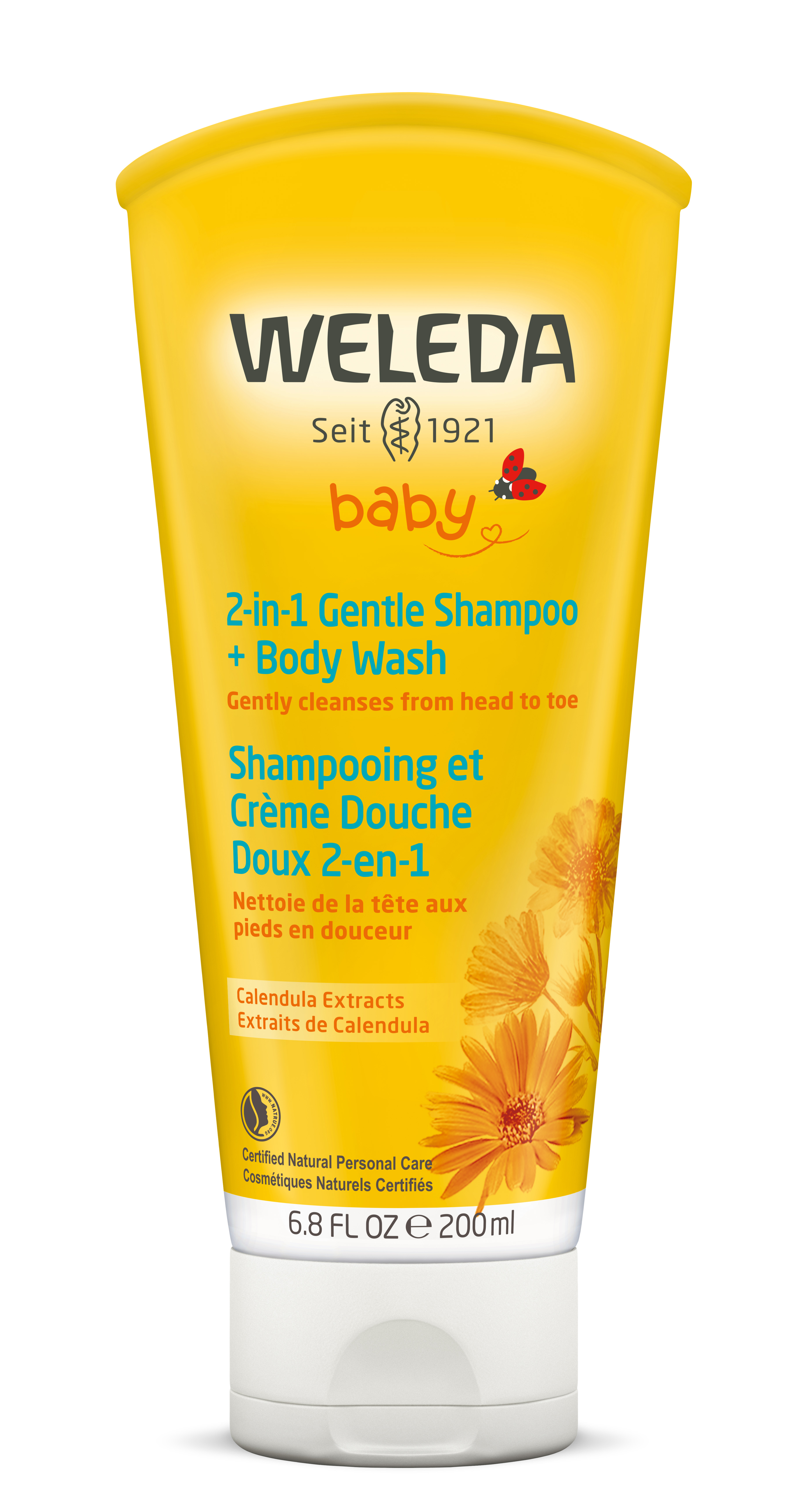 Weleda Body Care - Calendula Shampoo and Body Wash 6.8 oz 9651 Exp.9.18+ ASD Weleda