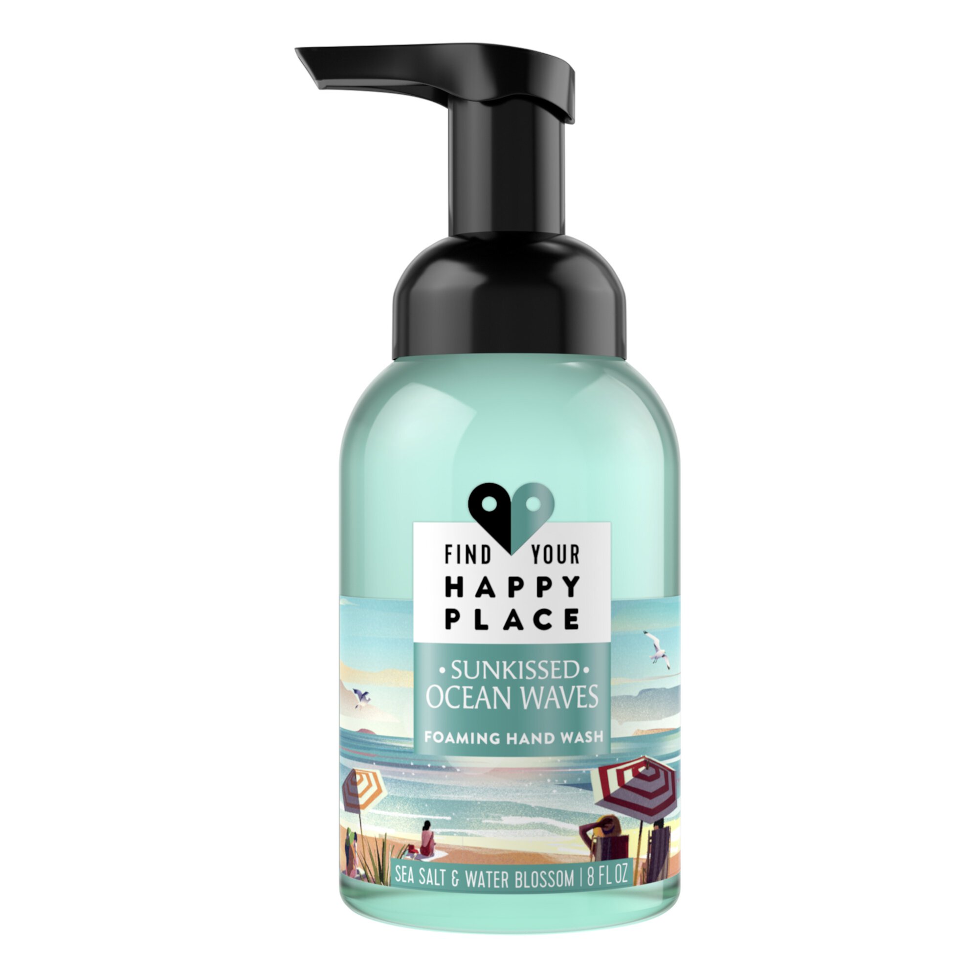 Find Your Happy Place Skin Cleansing Ocean Waves 8 OZ Find Your Happy Place