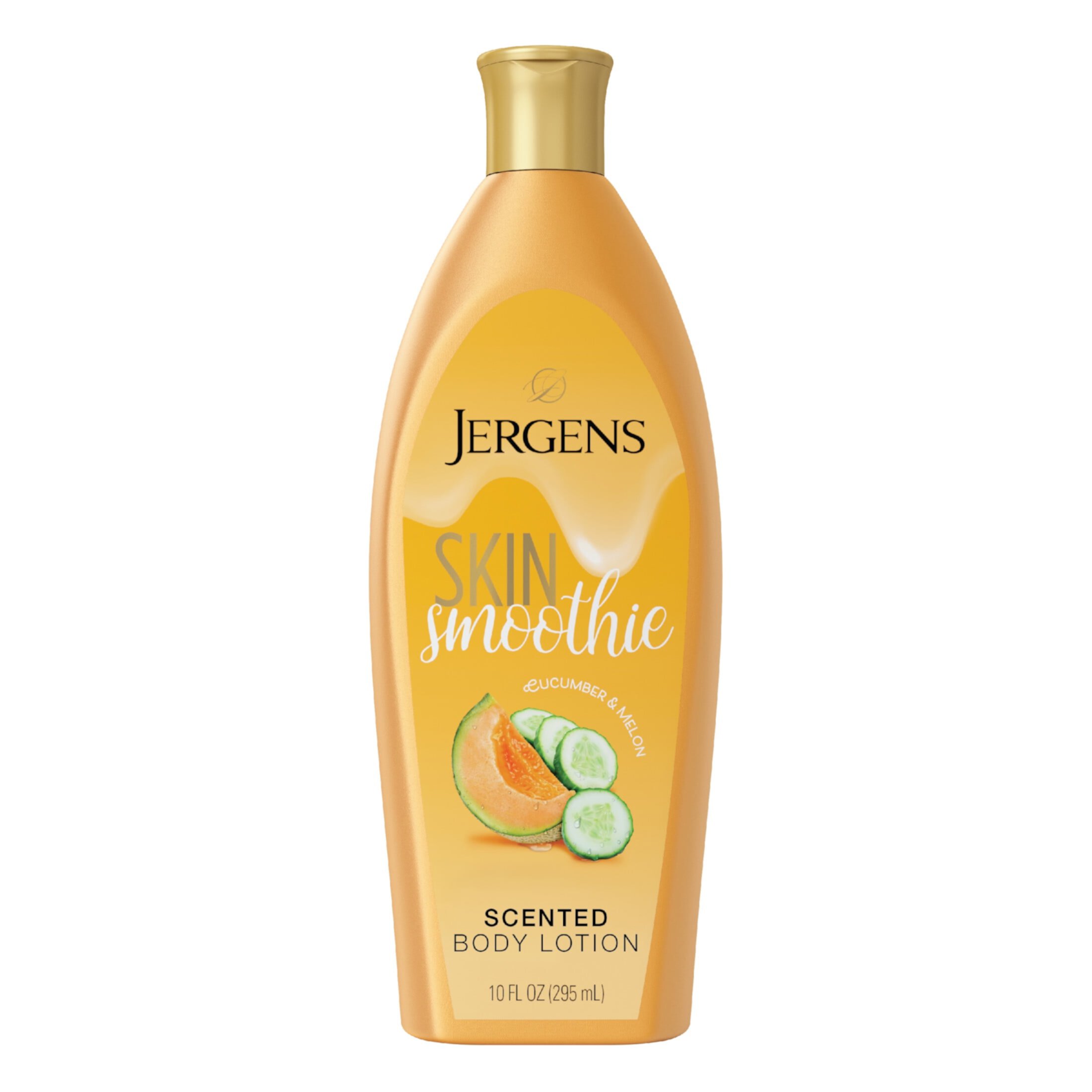 Jergens Hand and Body Lotion, Skin Smoothie Cucumber & Melon Scented Body Lotion, 10 Oz Jergens