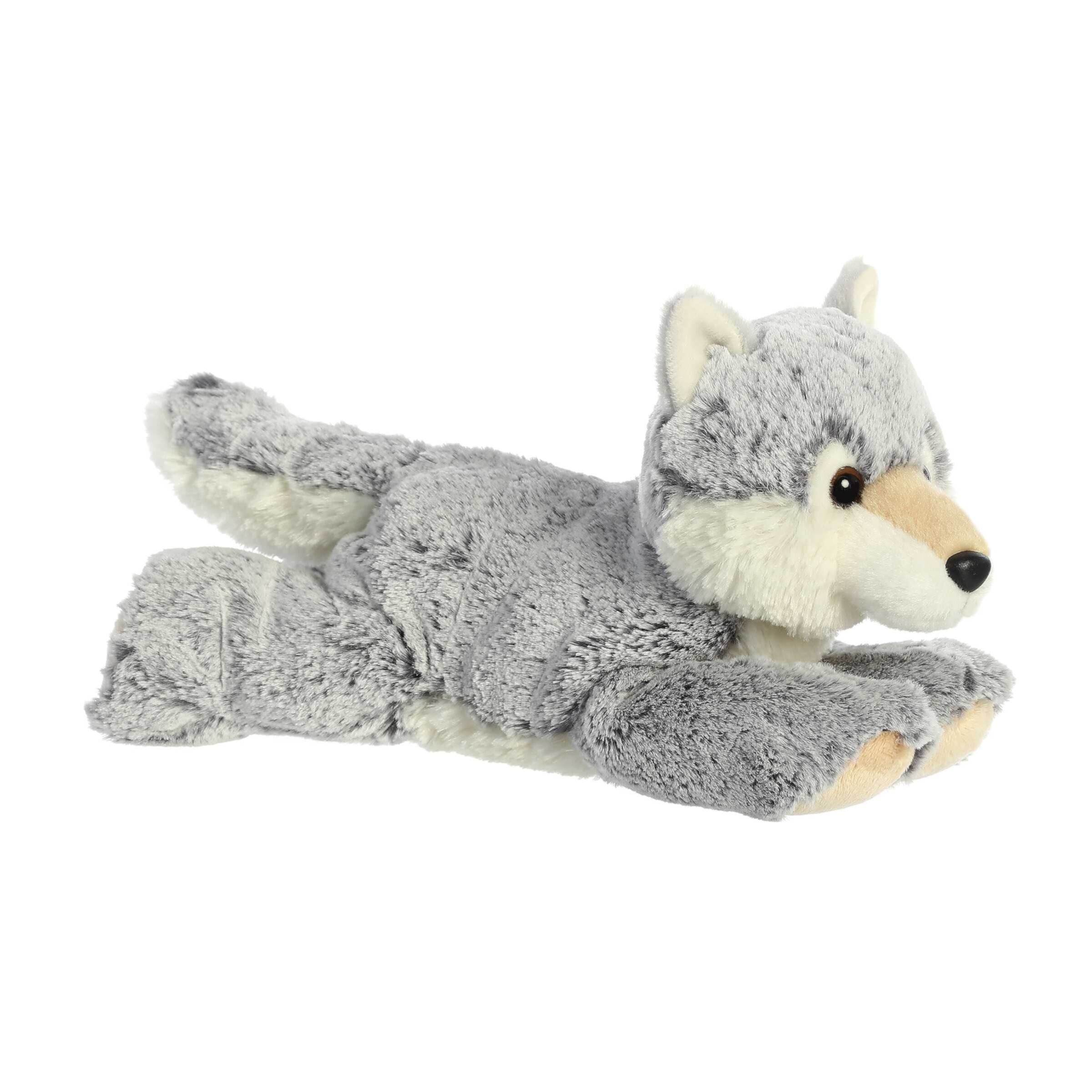 Aurora - Medium Gray Flopsie - 12" Winter Wolf - Adorable Stuffed Animal Aurora