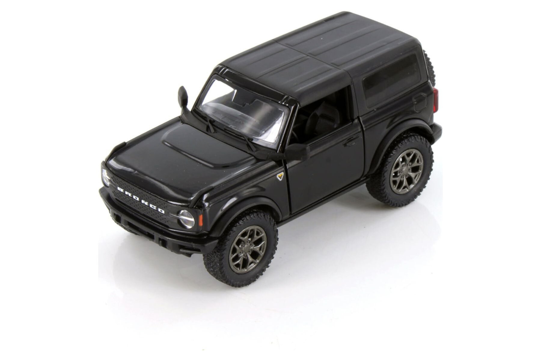 2022 Ford Bronco Closed Top, Black - Kinsmart 5438DA/B - 1/34 Scale Diecast Model Car KiNSMART