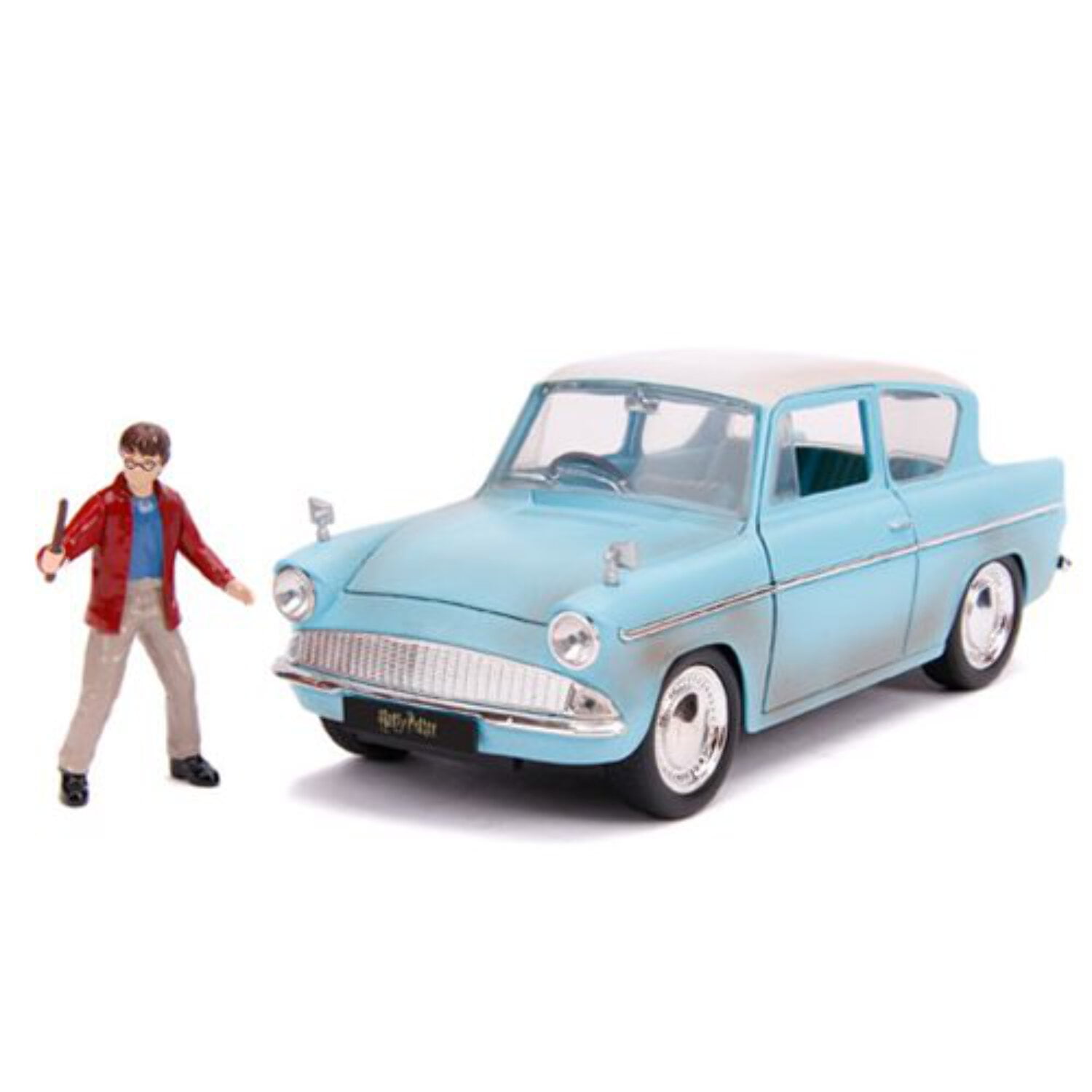 Коллекционная модель автомобиля 1959 Ford Anglia 1:24 с фигуркой Гарри Поттера Jada Toys