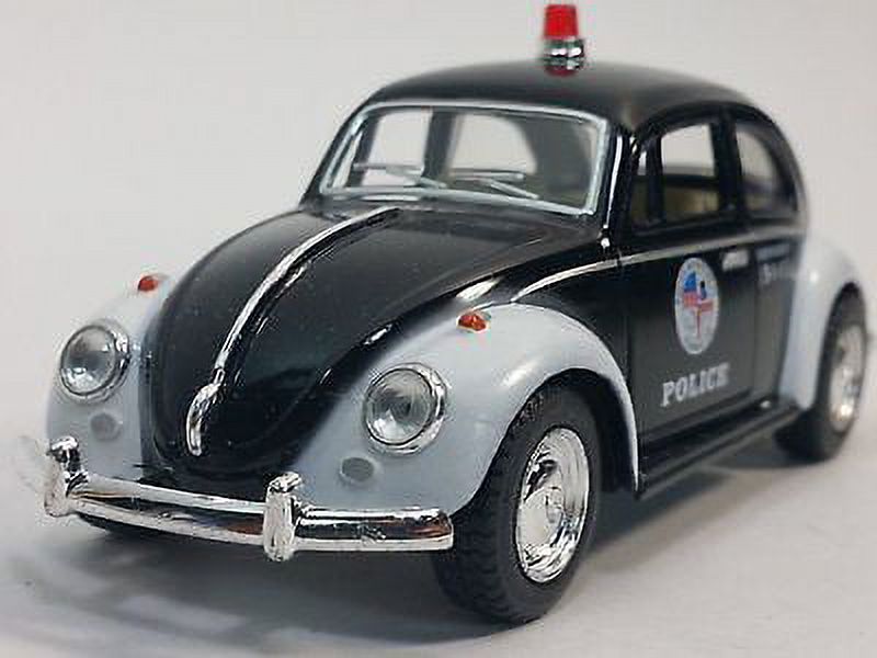 5" Kinsmart 1967 Volkswagen Classical Beetle Police Car 1:32 Diecast Model Toy KiNSMART