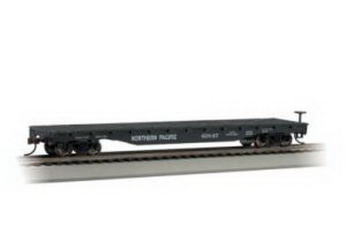 Bachmann - 52' Flatcar - Ready to Run - Silver Series® -- Northern Pacific - HO Bachmann Trains