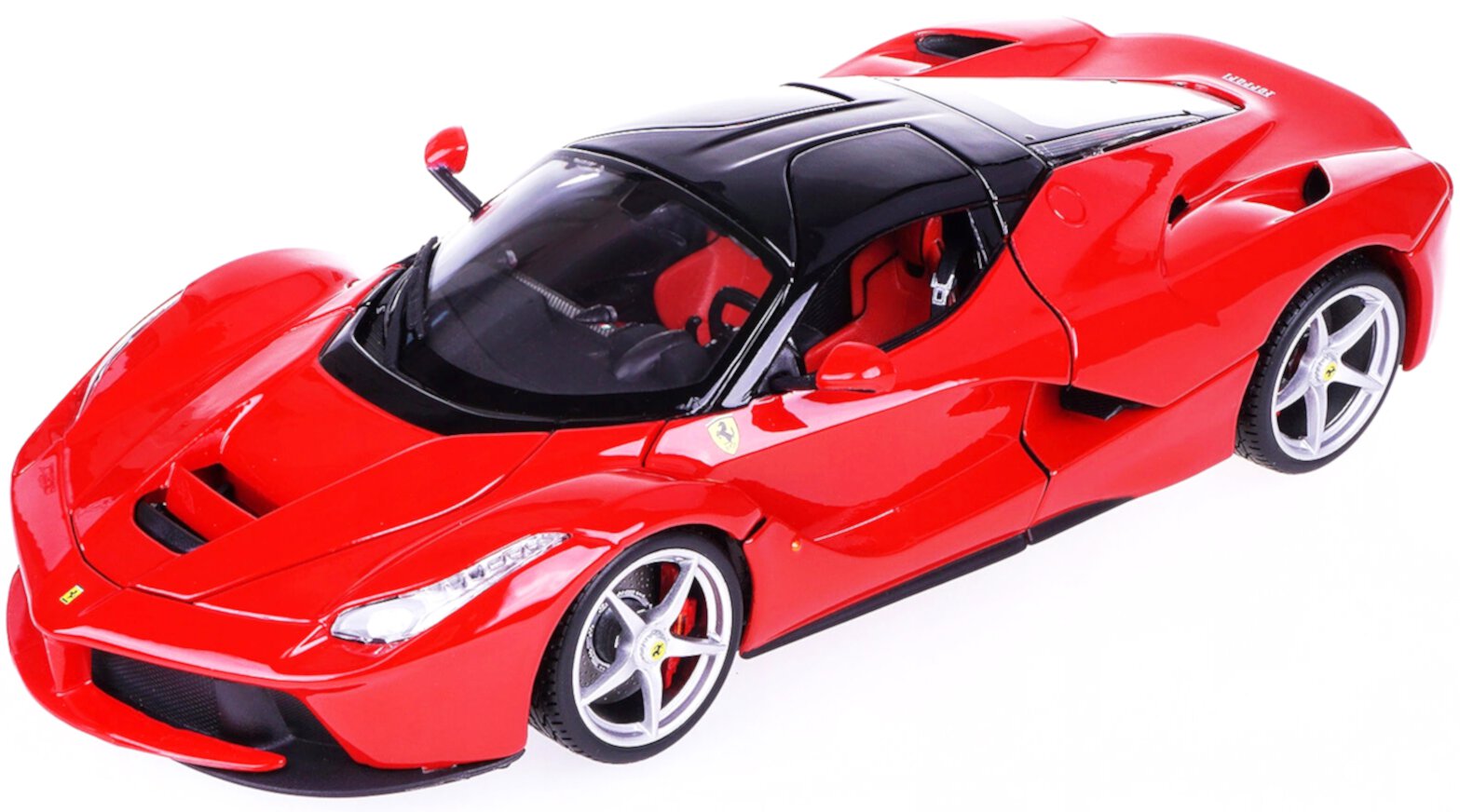 Ferrari LaFerrari F70 Rojo con Tapa Negra "Serie de Firmas" 1/18 Modelo de Coche Fundido a Presión por Bburago Bburago