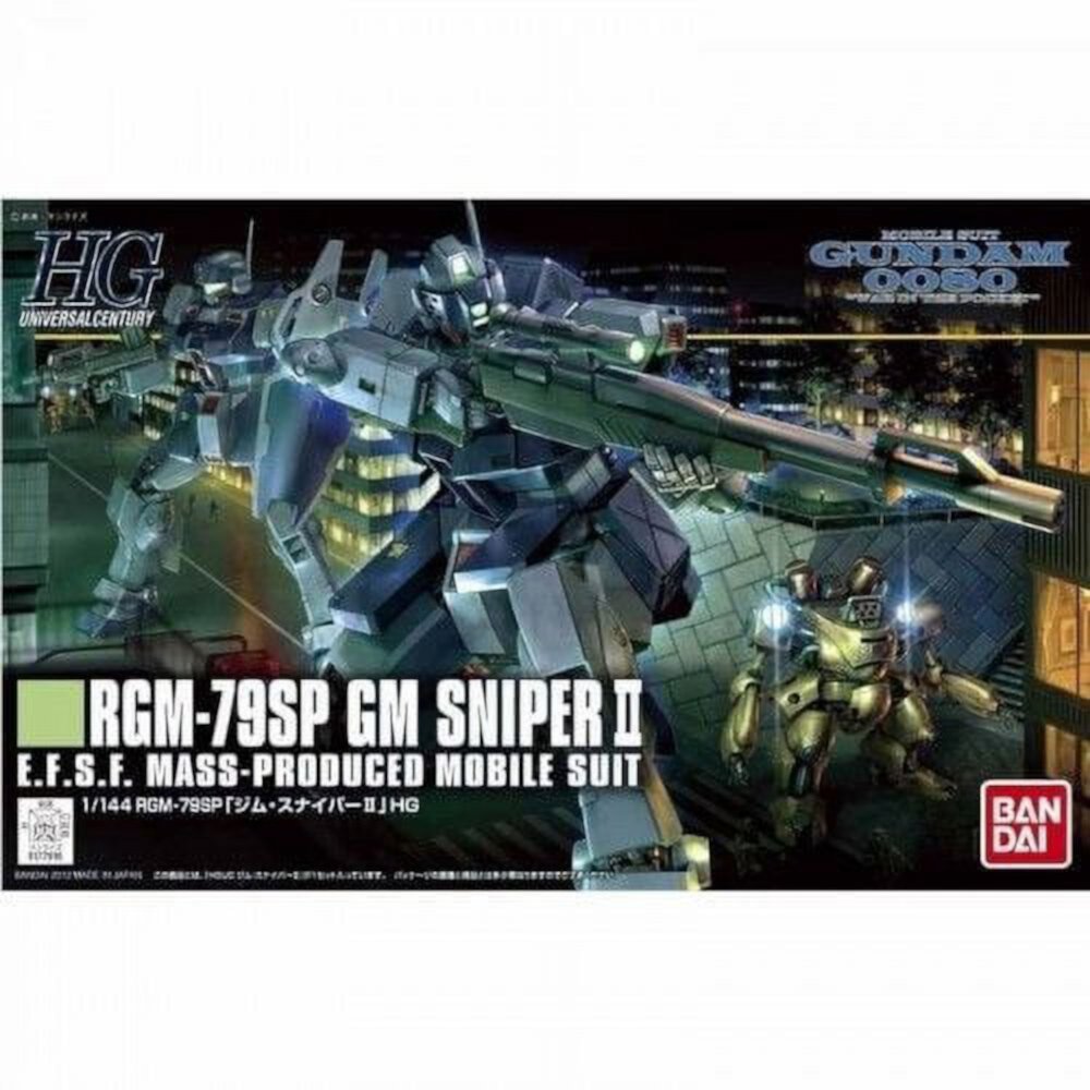 Bandai Hobby Gundam WitP HGUC 146 GM Sniper II HG Kit Modelo 1/144 Bandai