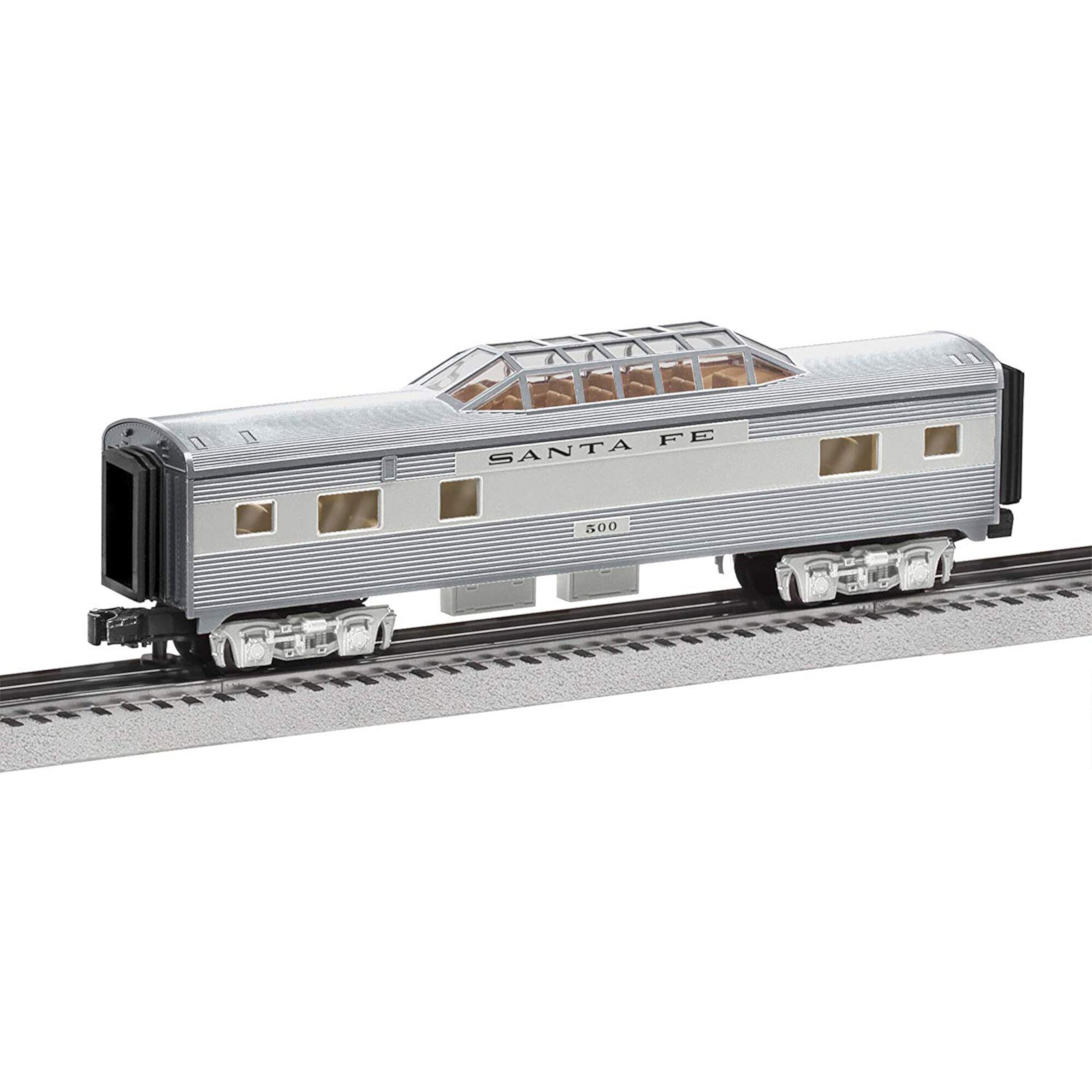 Lionel 684725 Santa Fe Add-On Vista Dome Train for Ready-to-Run Super Chief Set Lionel