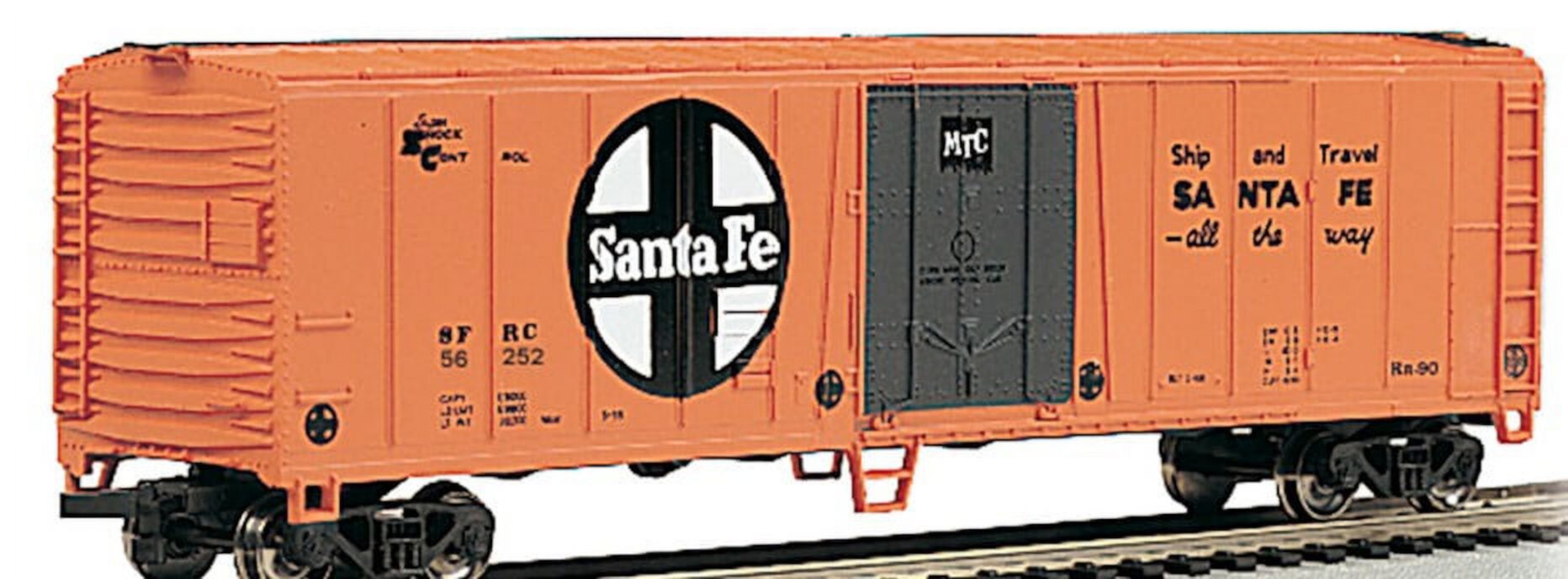 Bachmann-50' Steel Mechanical Reefer - Ready to Run - Silver Series(R) -- Santa Bachmann Trains