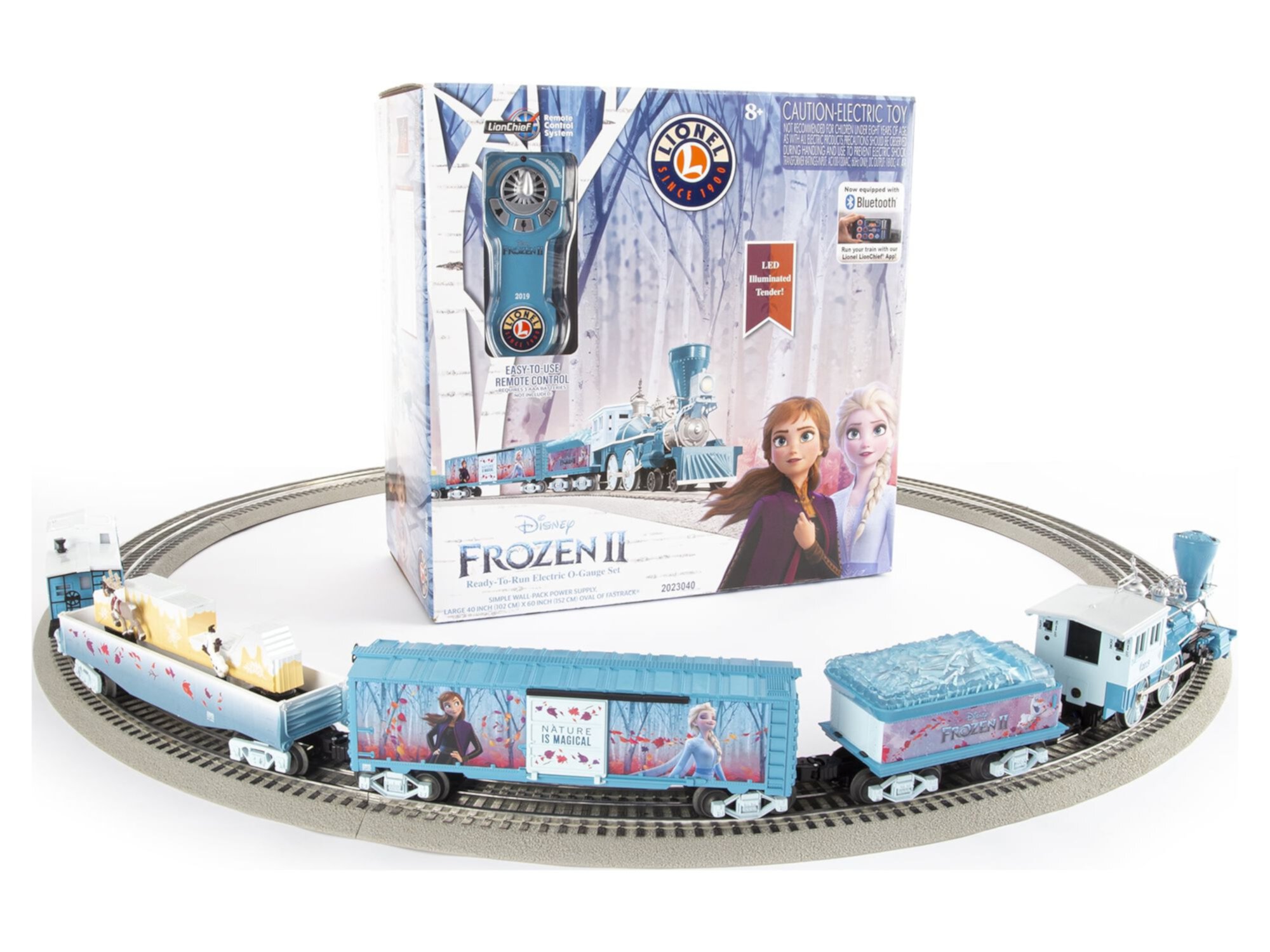 Lionel Disney Frozen 2 Bluetooth Electric Powered O Gauge Model Train Set Lionel