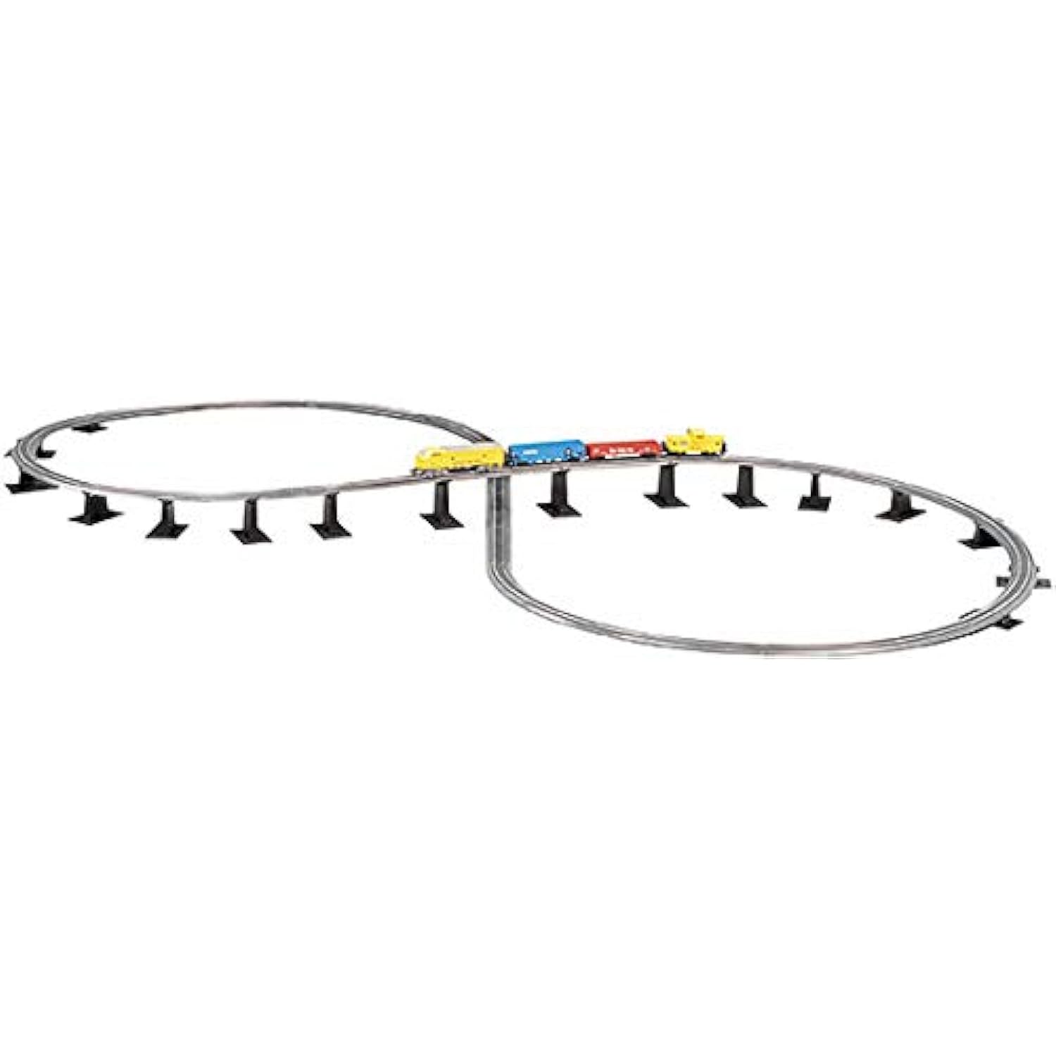 Bachmann Trains - Nickel Silver E-Z Track Over-Under Figure 8 Track Pack - N Scale Bachmann Trains