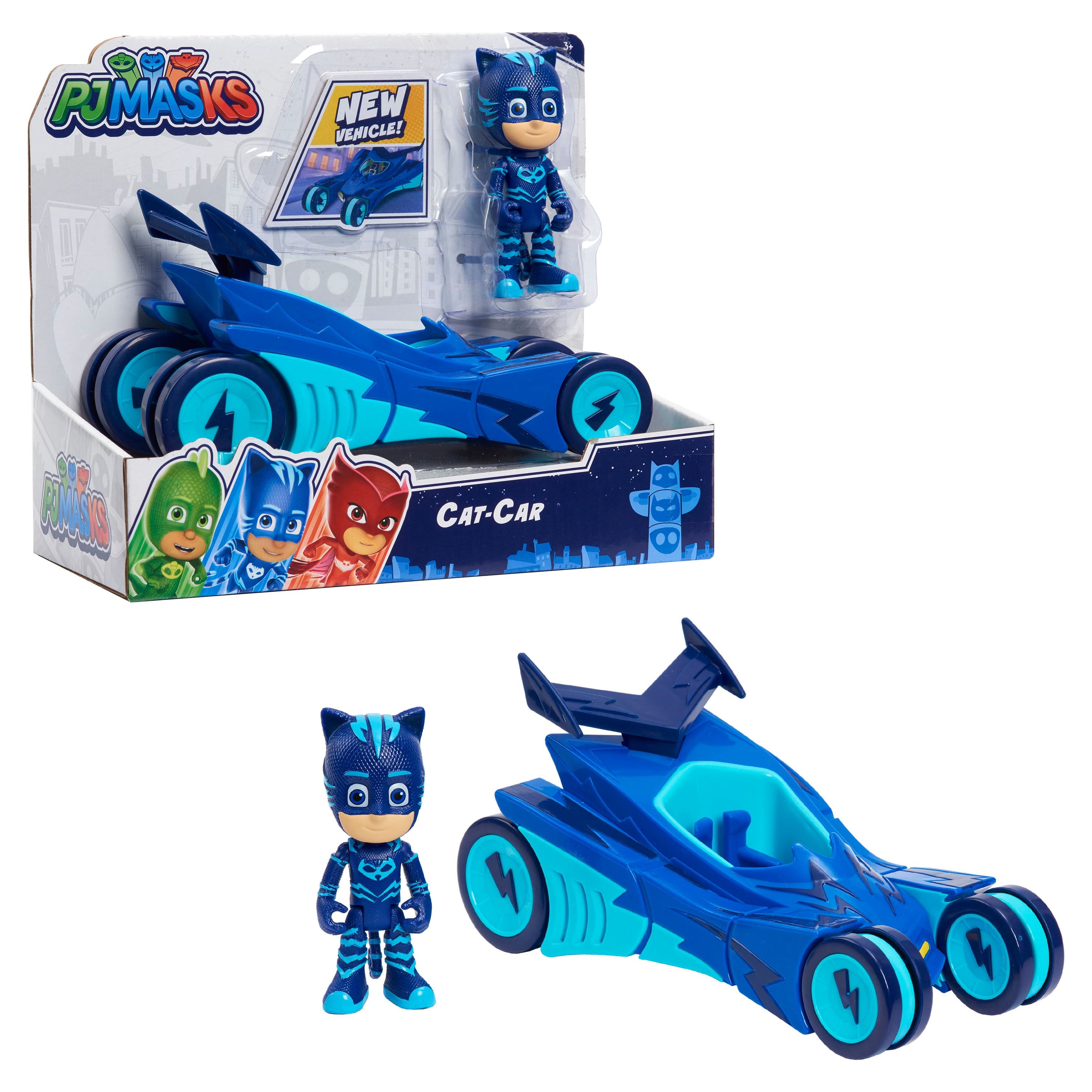 Набор фигурки Котобоя и Кот-мобиля, 2 предмета, для детей от 3 лет PJ Masks