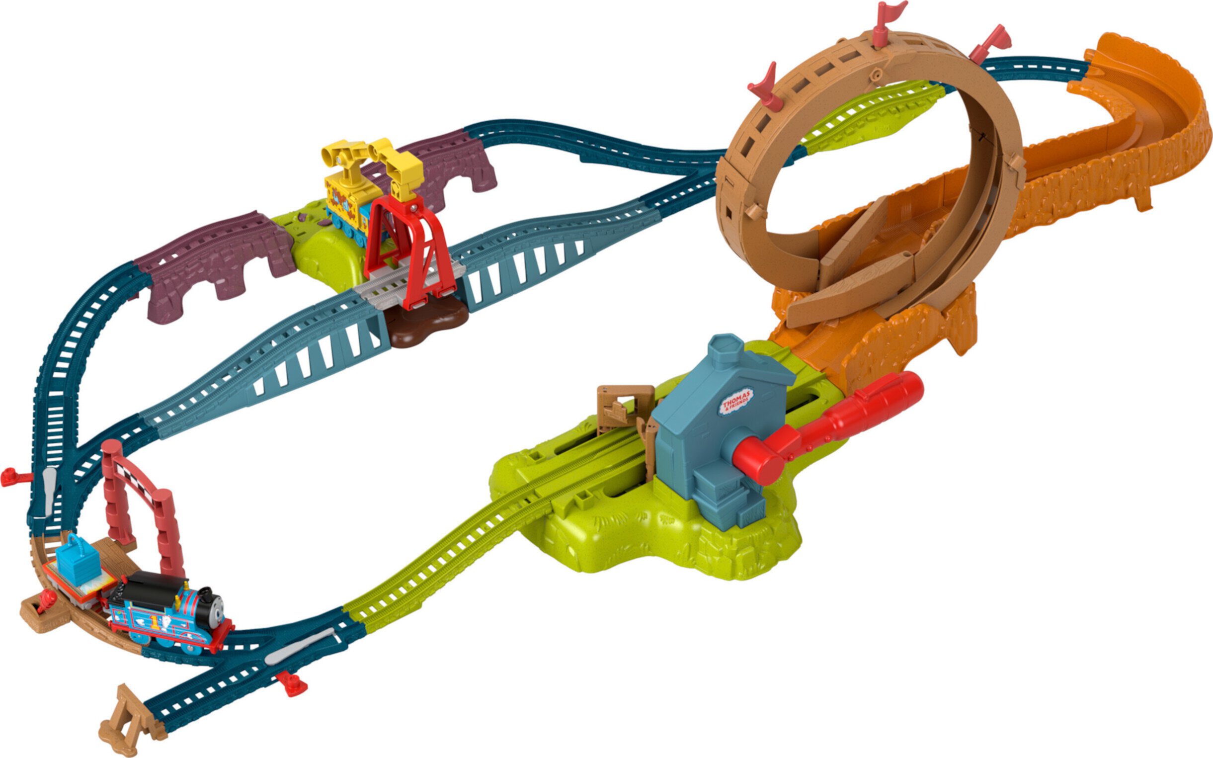 Thomas & Friends Launch & Loop Maintenance Yard Toy Train Set with Motorized Thomas Thomas & Friends