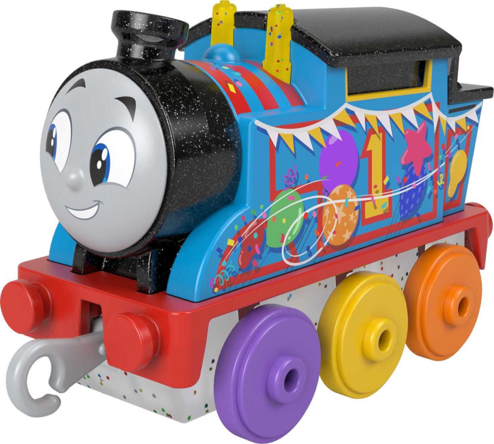 Thomas & Friends Toy Train, Celebration Thomas Diecast Metal Engine for Preschool Kids Thomas & Friends