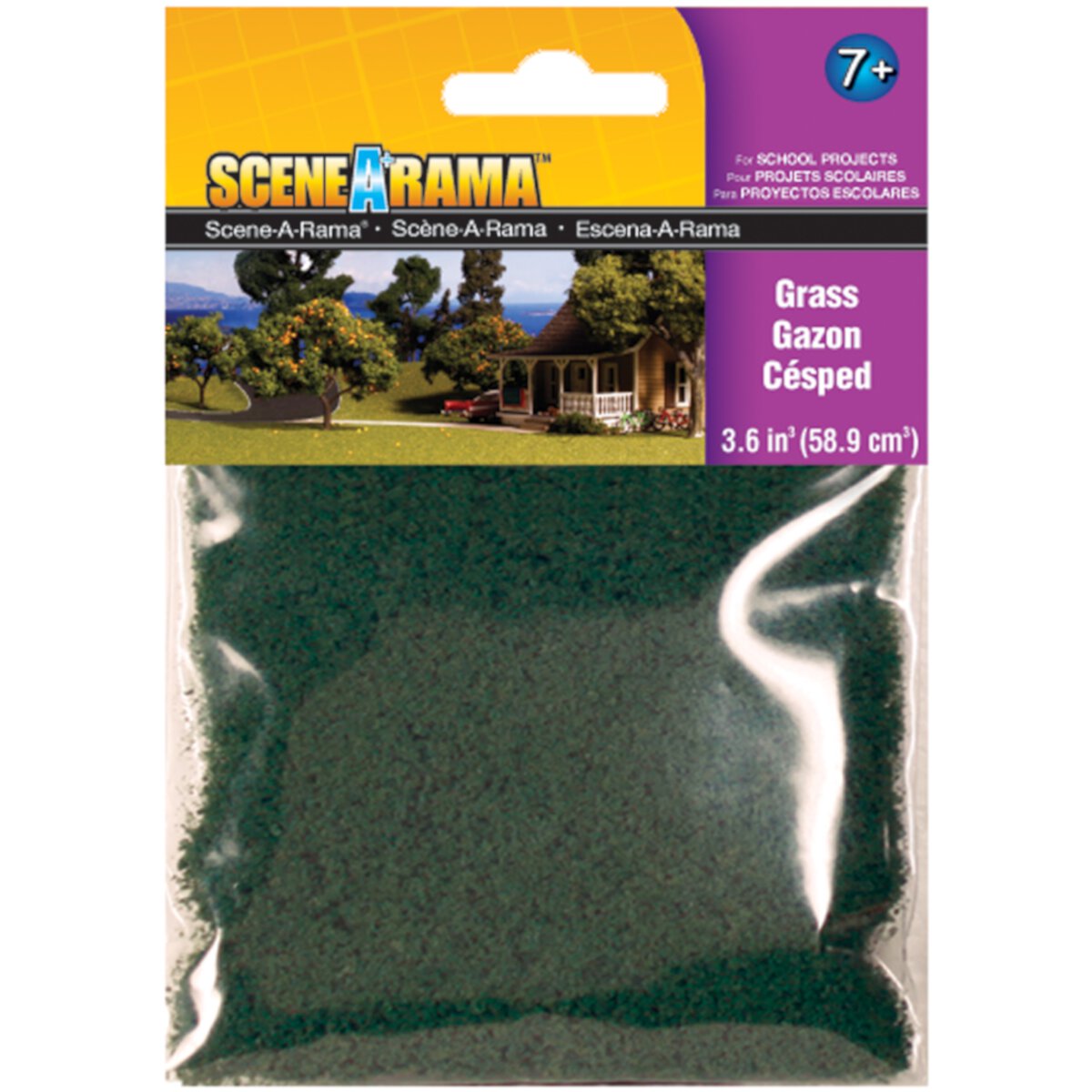 Woodland Scenics Scene-A-Rama Scenery Bags Grass 2oz WOOSP4180 Science Kits & Accys Woodland Scenics