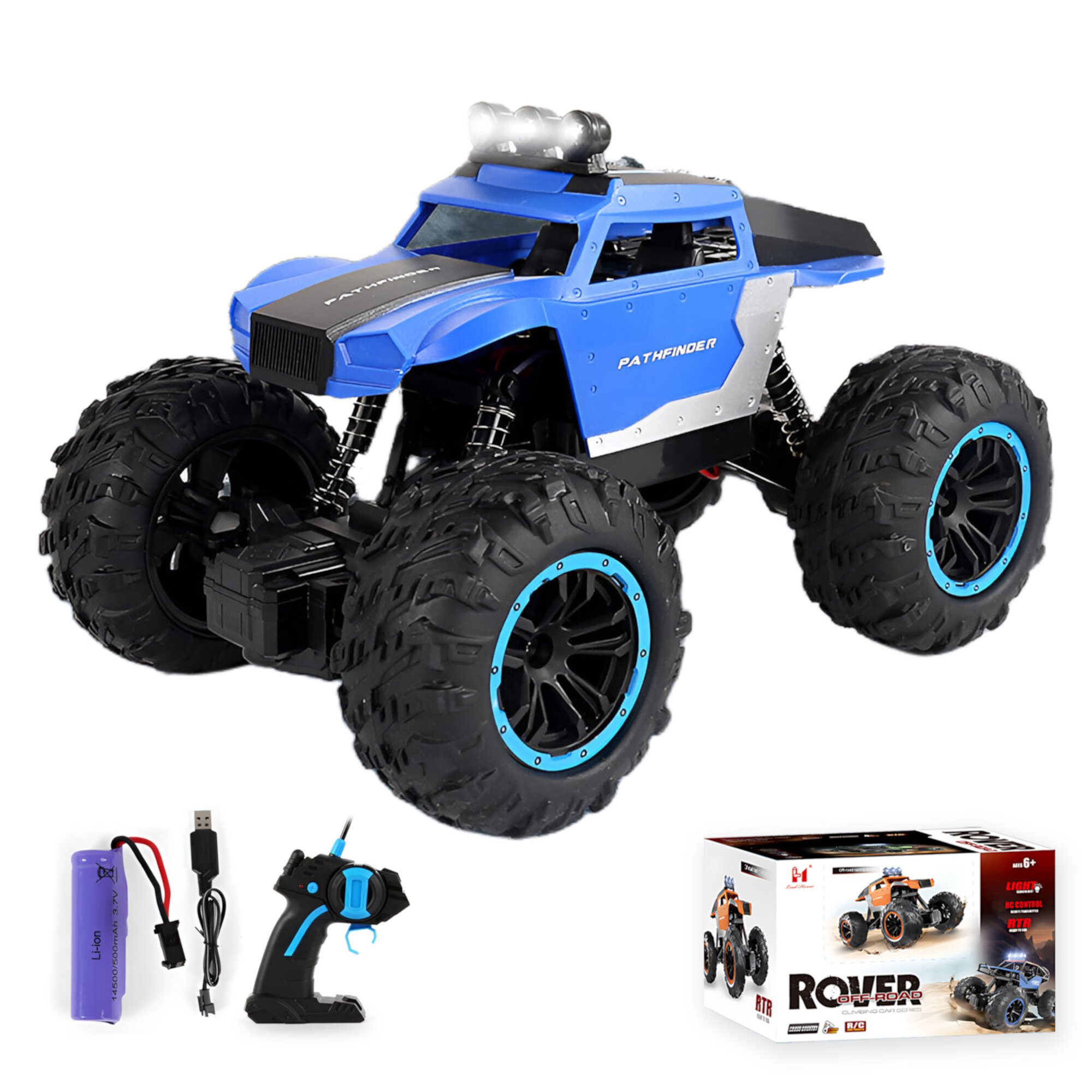 Hot Bee RC Cars 1:18 Scale Remote Control Car, 2.4ghz, Electric Radio RC Cars All Terrains RC Rock Crawler, Off Road Monster Trucks, Toys Gift for Boys Age 6 7 8 9 10 Hot Bee