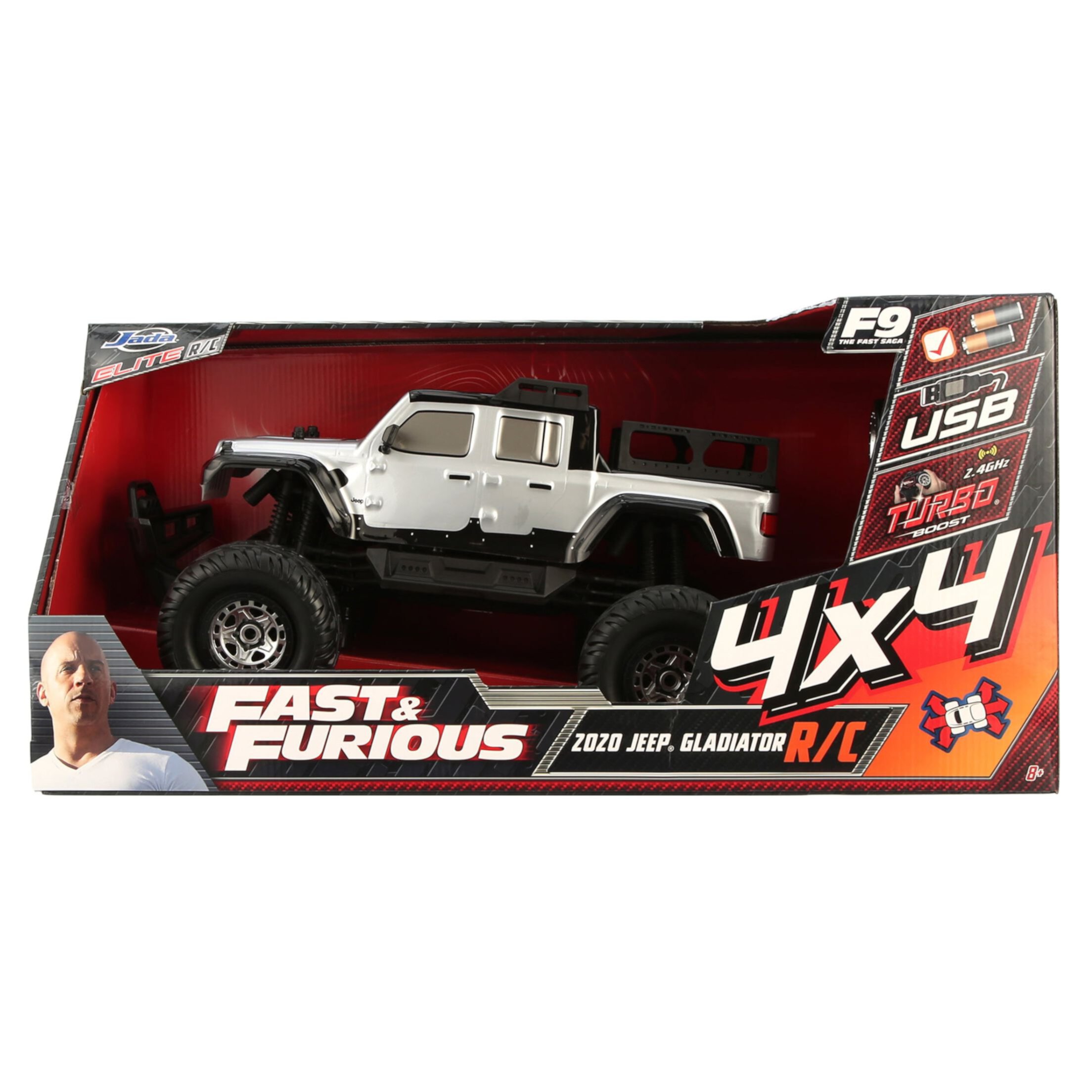 Fast & Furious 4x4 Elite Jeep Gladiator 1:12 Radio Control Cars Fast and the Furious