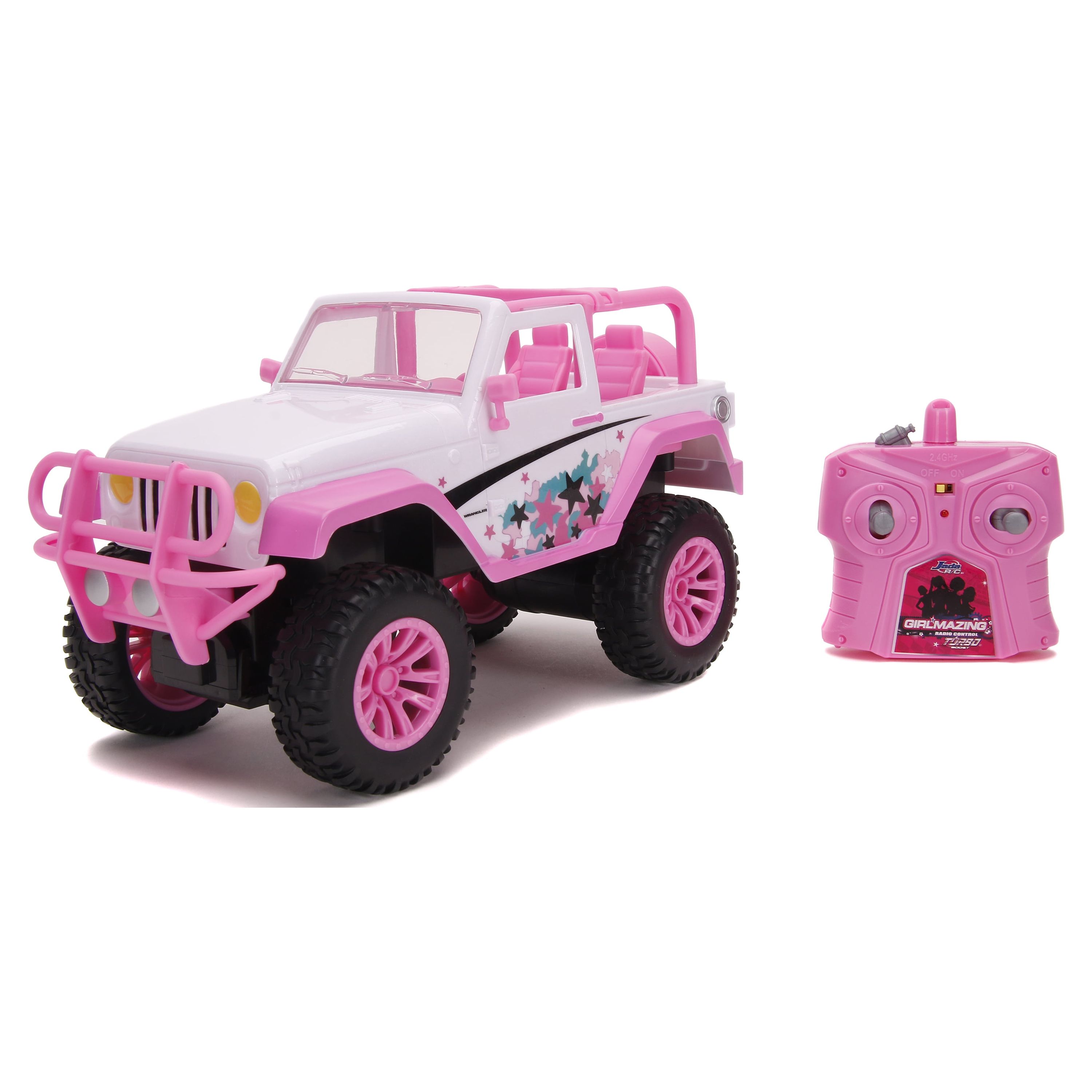 Jada Toys - Girlmazing 1:16 Scale RC Jeep, Exclusive Star Deco JADA TOYS