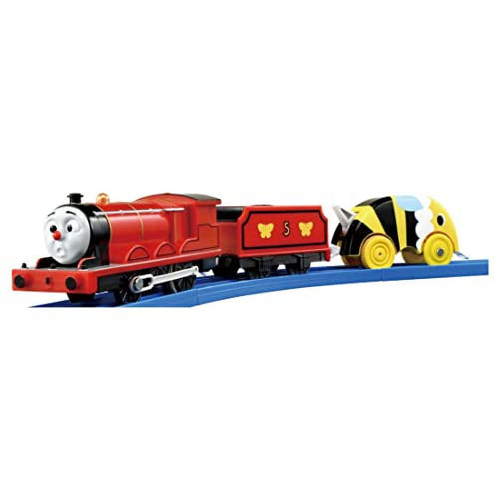 Takara Tomy "Plarail Thomas TS-14 Plarail James and Honeybee Race" Train Train Toy 3 Years Old and Up Passed Toy Safety Standards ST Mark Certified PLARAIL TAKARA TOMY Takara Tomy