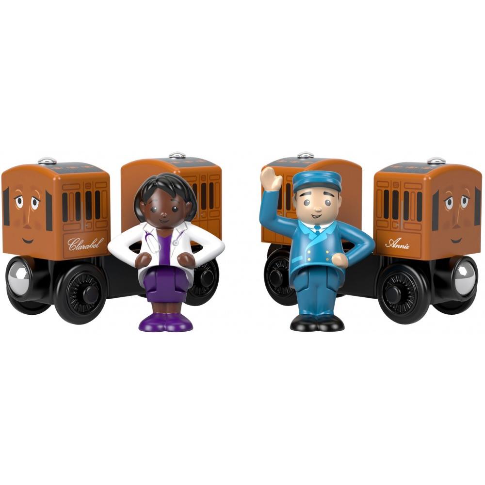 Thomas & Friends Wood Annie & Clarabel Passenger Coaches Thomas & Friends